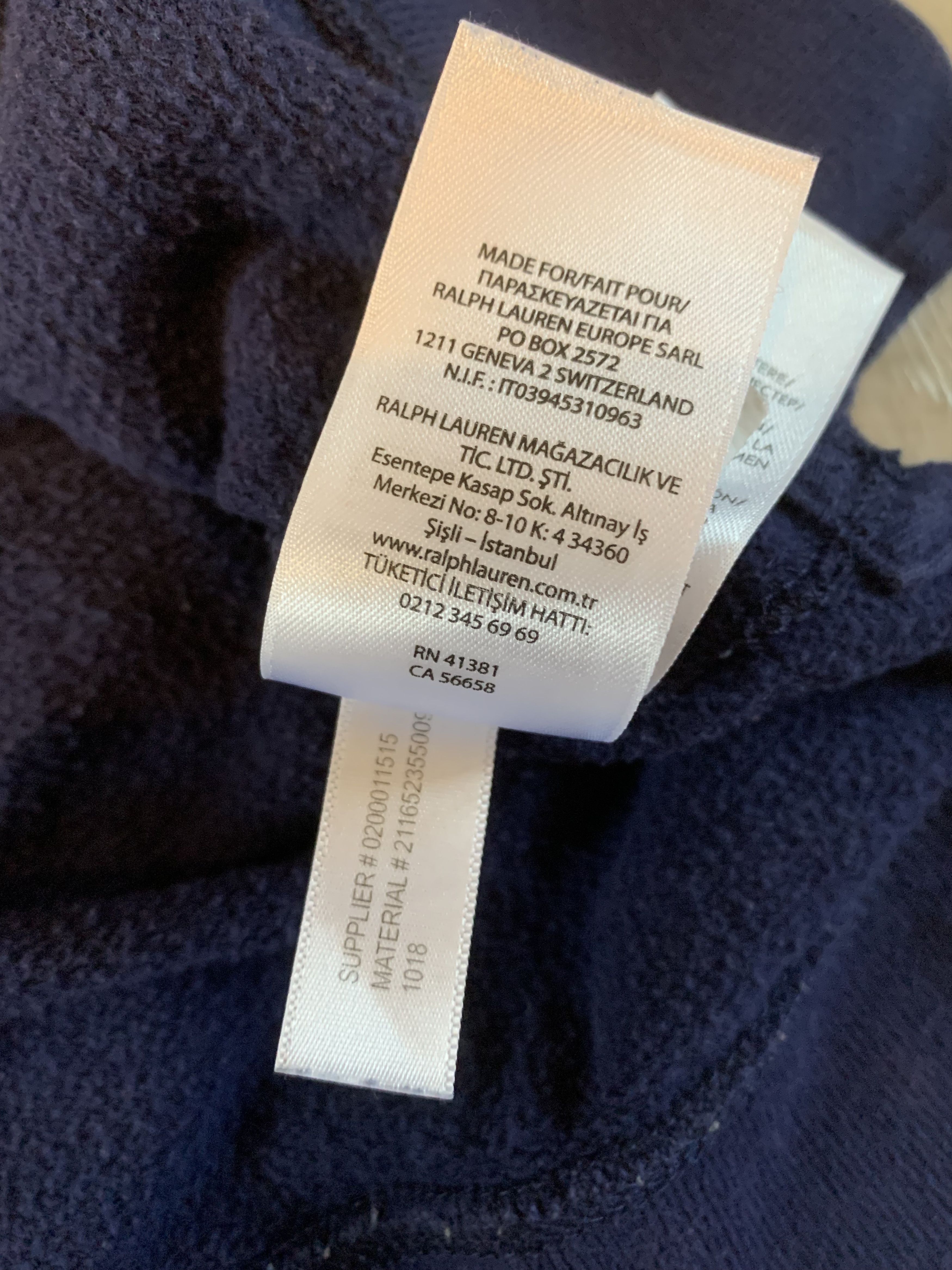 Polo Ralph Lauren Polo Ralph Lauren Navy Old Money Zip Hoodie Sweater Size US XL / EU 56 / 4 - 9 Thumbnail