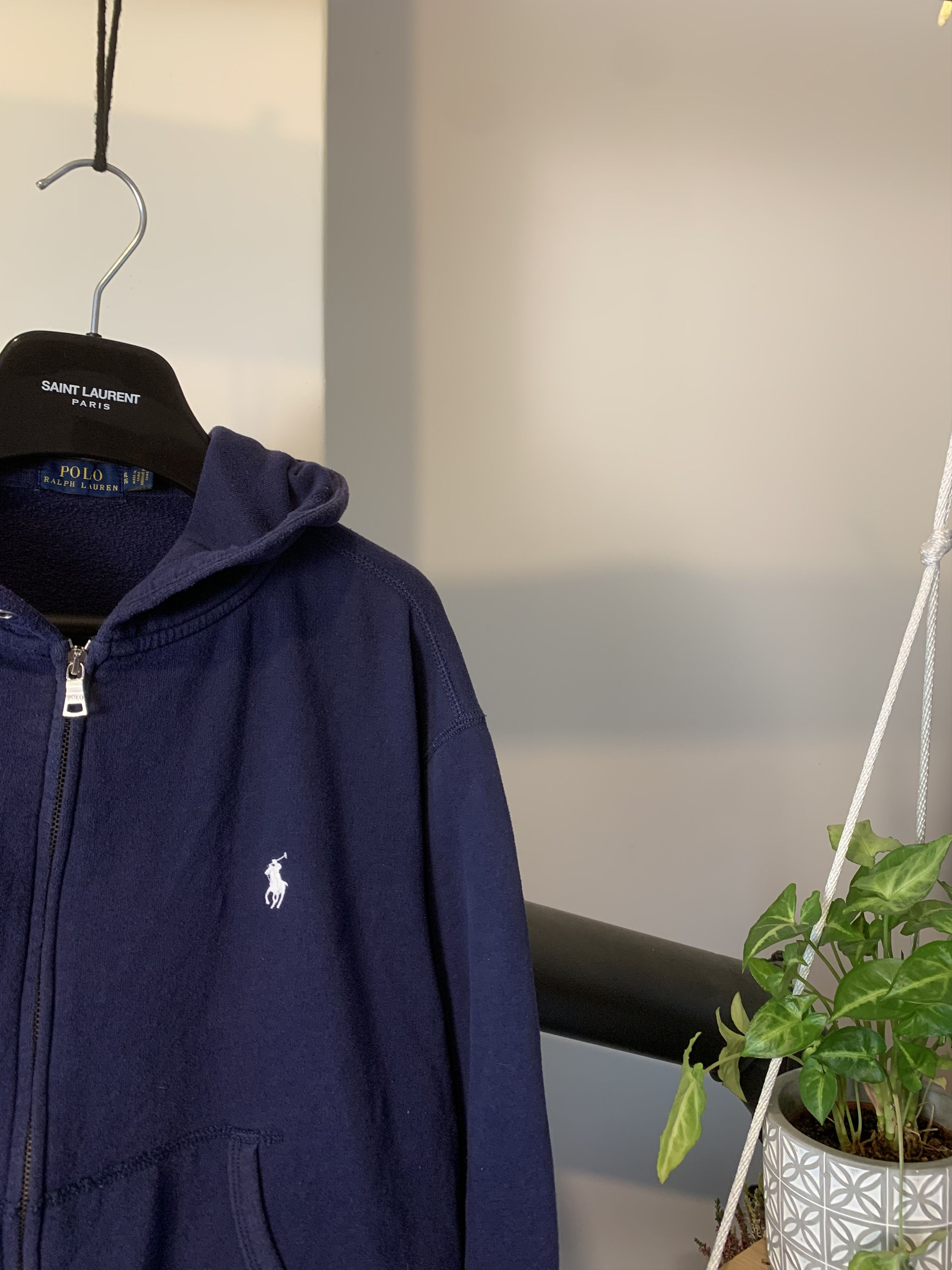 Polo Ralph Lauren Polo Ralph Lauren Navy Old Money Zip Hoodie Sweater Size US XL / EU 56 / 4 - 6 Thumbnail