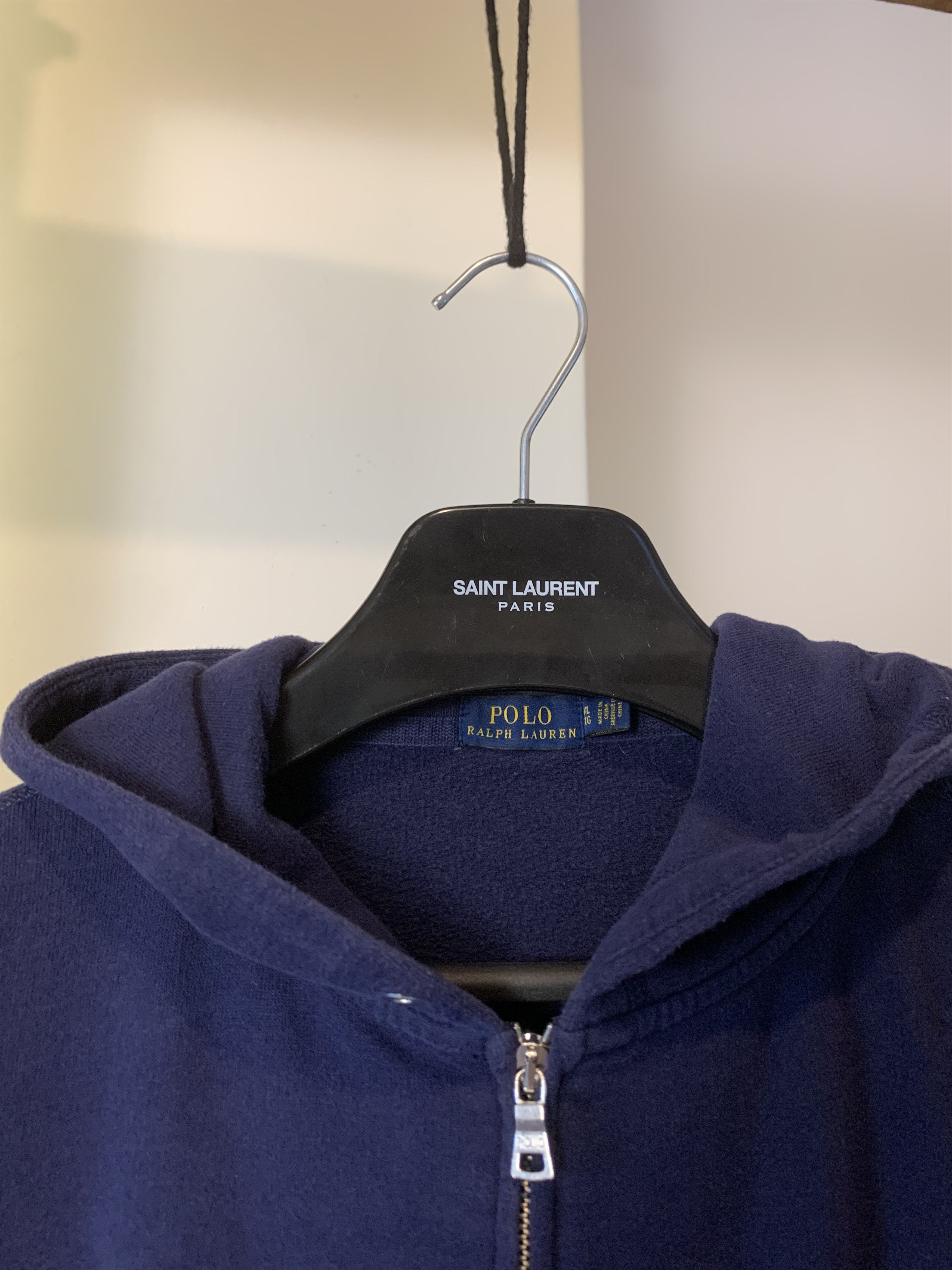 Polo Ralph Lauren Polo Ralph Lauren Navy Old Money Zip Hoodie Sweater Size US XL / EU 56 / 4 - 4 Thumbnail