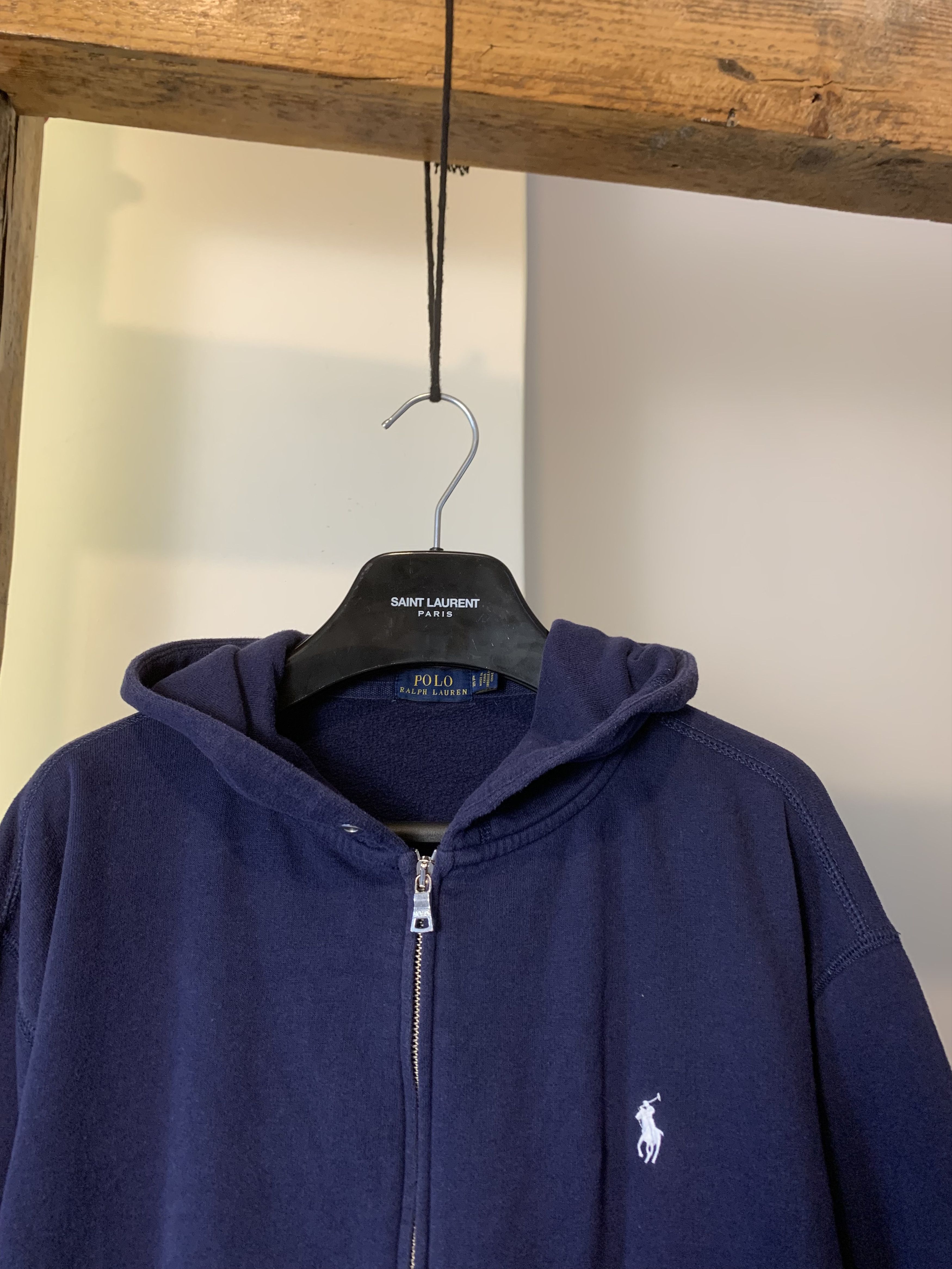 Polo Ralph Lauren Polo Ralph Lauren Navy Old Money Zip Hoodie Sweater Size US XL / EU 56 / 4 - 3 Thumbnail