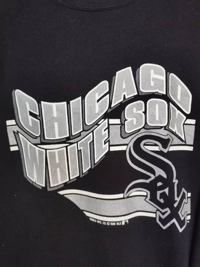 MLB Vintage 90's MLB Chicago White Sox Sweatshirt Size US XL / EU 56 / 4 - 4 Thumbnail