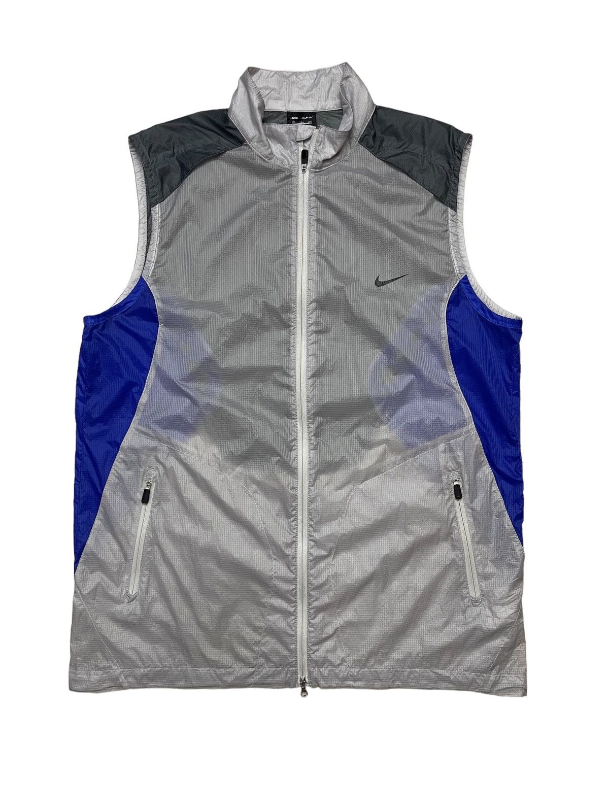 Nike Nike 100% Nylon Colorblock Vest Size XXL / US 16-18 / IT 52-54 - 1 Thumbnail
