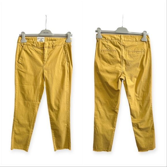 Nili Lotan New with Tag Nili Lotan Montauk Pant in Tuscan Yellow, size Size 25" / US 0 / IT 36 - 3 Thumbnail