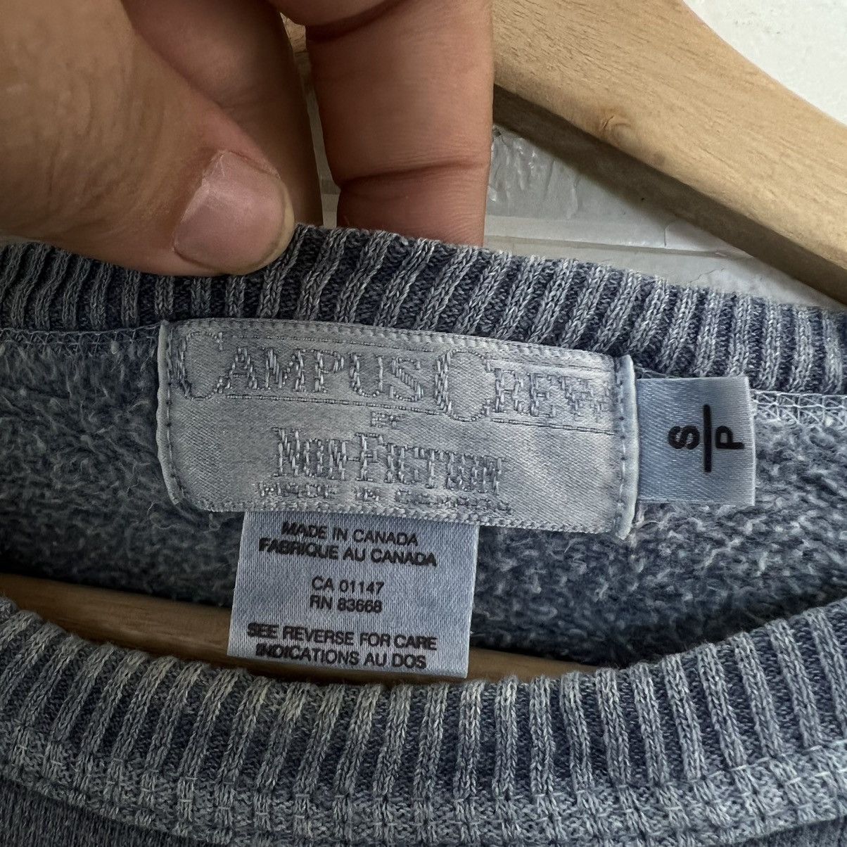 Japanese Brand VINTAGE CAMPUS CREW BIG LOGO CREWNECK MADE IN CANADA Size US S / EU 44-46 / 1 - 9 Thumbnail