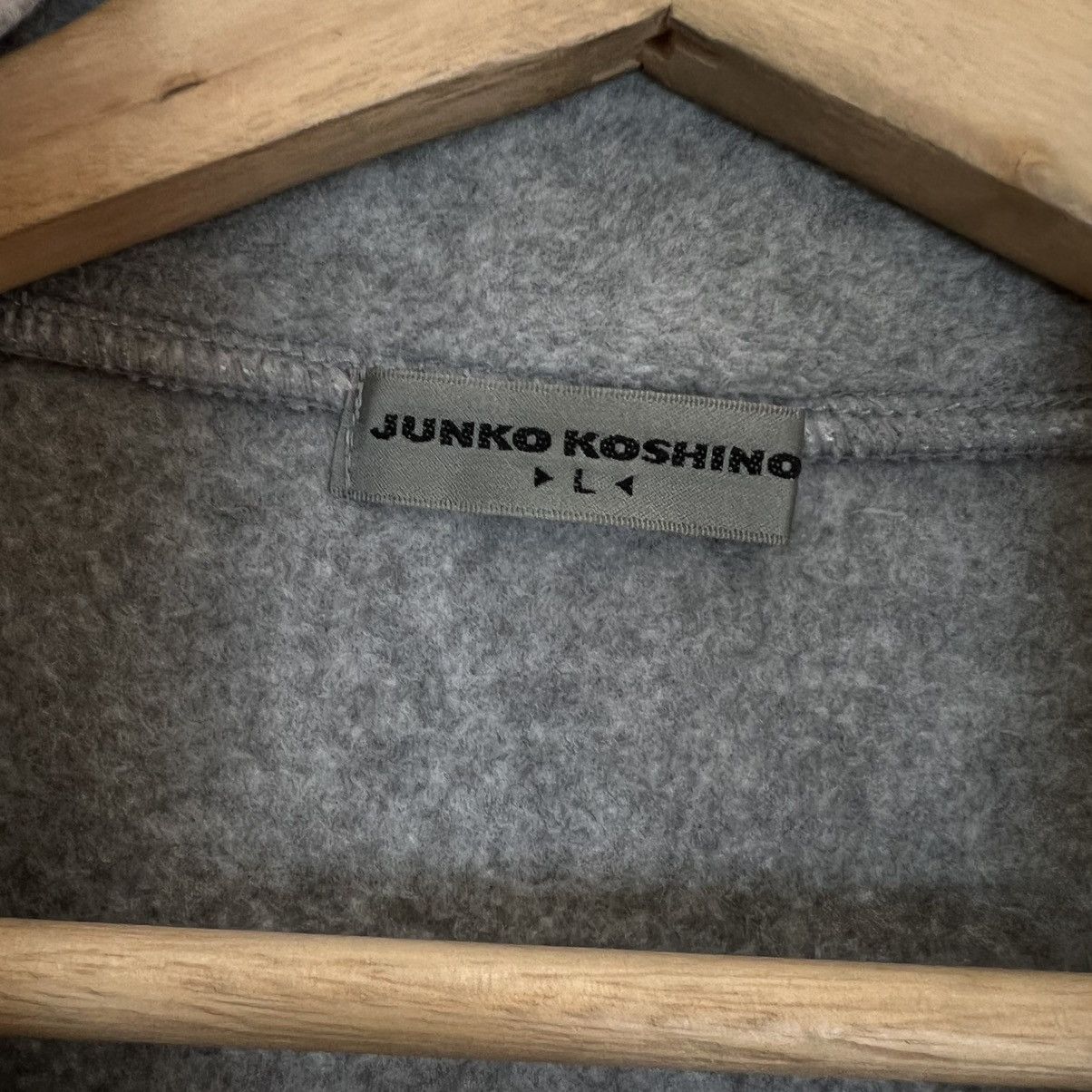 Japanese Brand VINTAGE ANORAK FLEECE HOODIE JACKET JUNKO KOSHINO Size US L / EU 52-54 / 3 - 13 Thumbnail