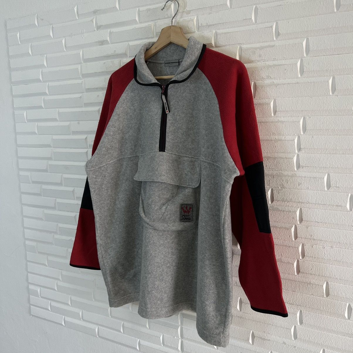 Japanese Brand VINTAGE ANORAK FLEECE HOODIE JACKET JUNKO KOSHINO Size US L / EU 52-54 / 3 - 2 Thumbnail