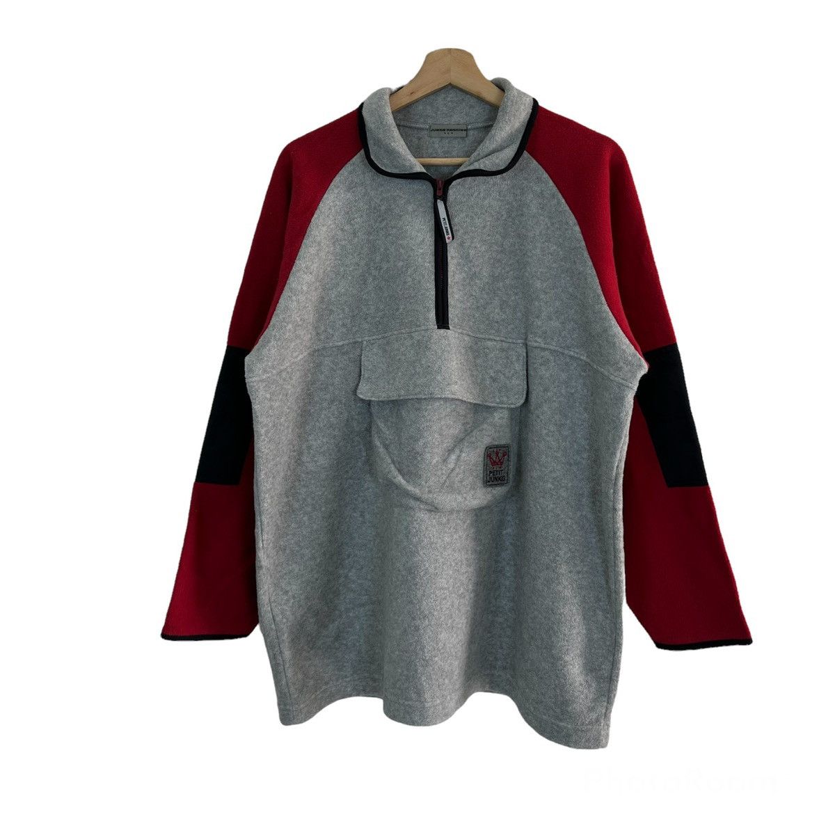 Japanese Brand VINTAGE ANORAK FLEECE HOODIE JACKET JUNKO KOSHINO Size US L / EU 52-54 / 3 - 1 Thumbnail
