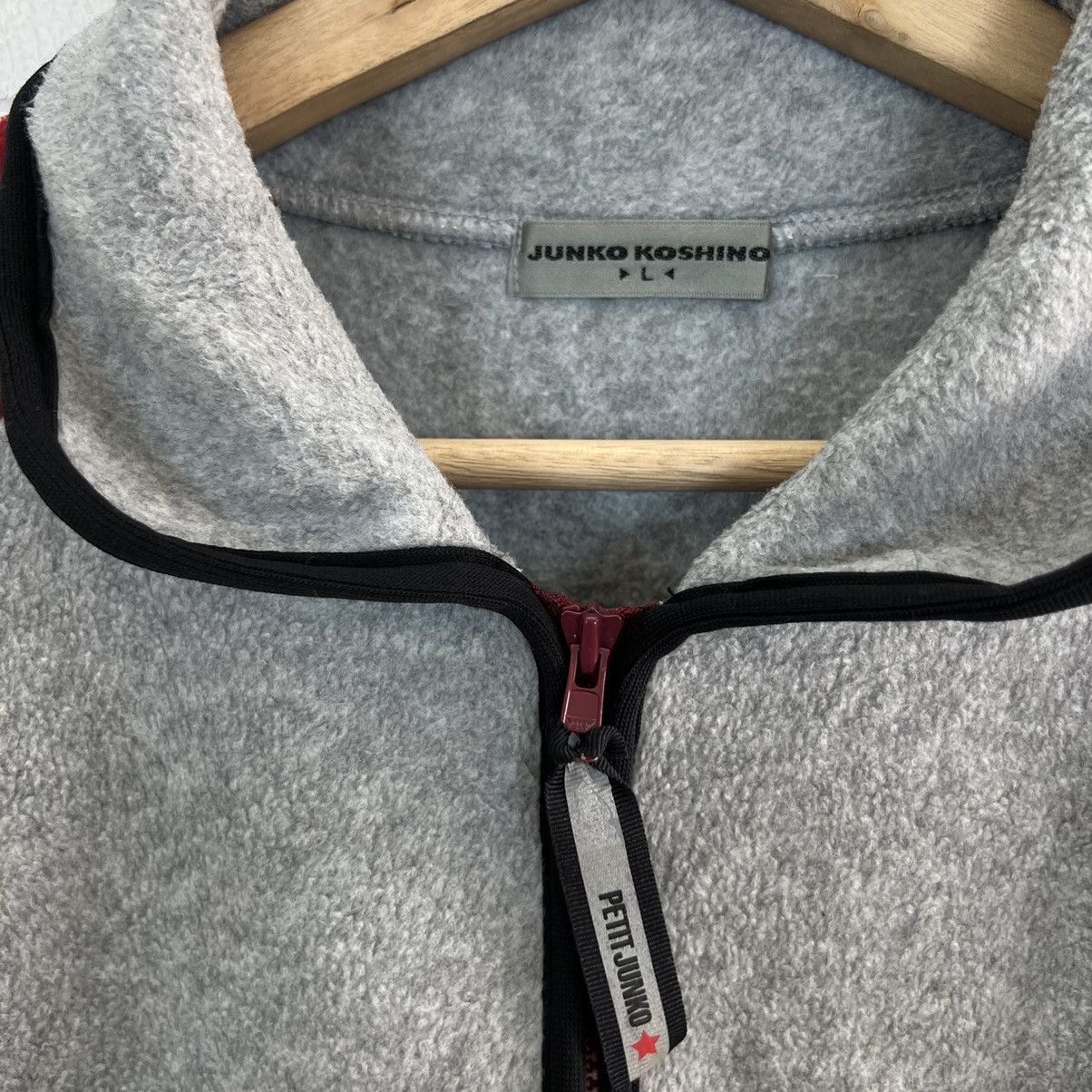 Japanese Brand VINTAGE ANORAK FLEECE HOODIE JACKET JUNKO KOSHINO Size US L / EU 52-54 / 3 - 7 Thumbnail