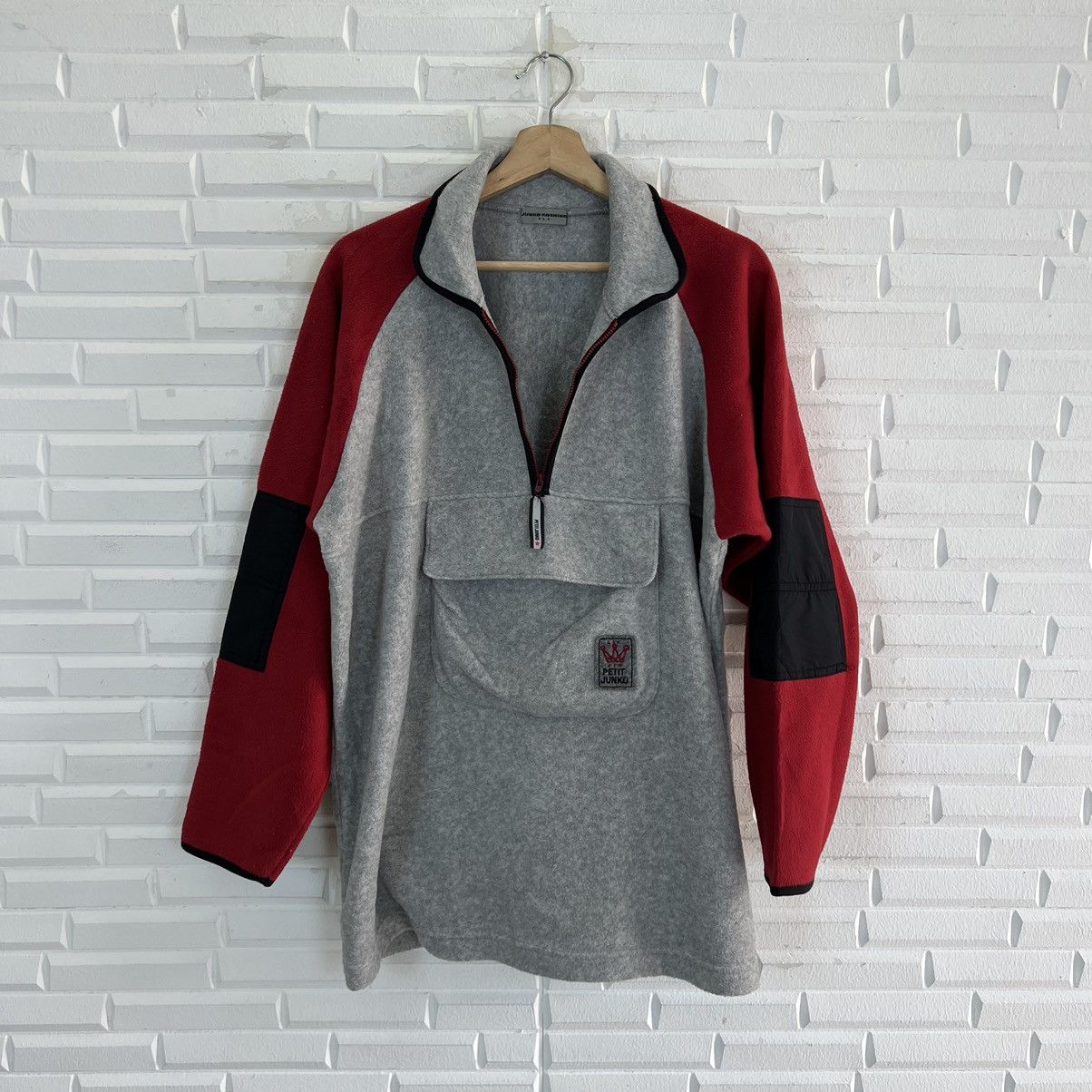 Japanese Brand VINTAGE ANORAK FLEECE HOODIE JACKET JUNKO KOSHINO Size US L / EU 52-54 / 3 - 12 Thumbnail
