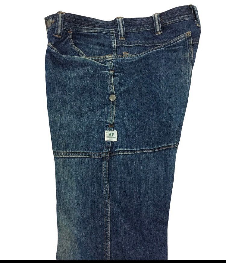 Japanese Brand Gardeners Fall Leaf Denim Pants Size US 30 / EU 46 - 5 Thumbnail