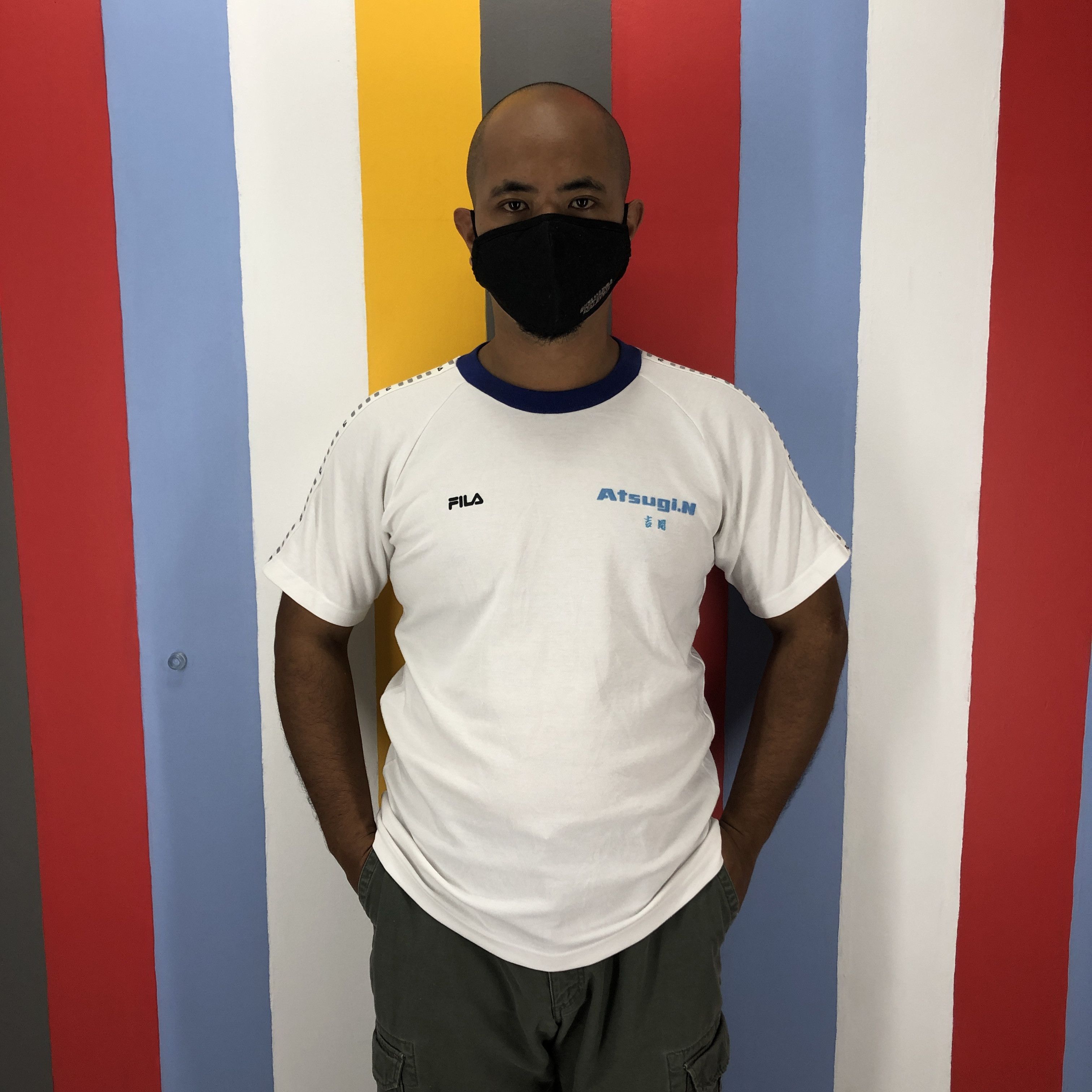 Fila FILA Atsugi.N Side Tape T Shirt #0967/AI Size US M / EU 48-50 / 2 - 1 Thumbnail