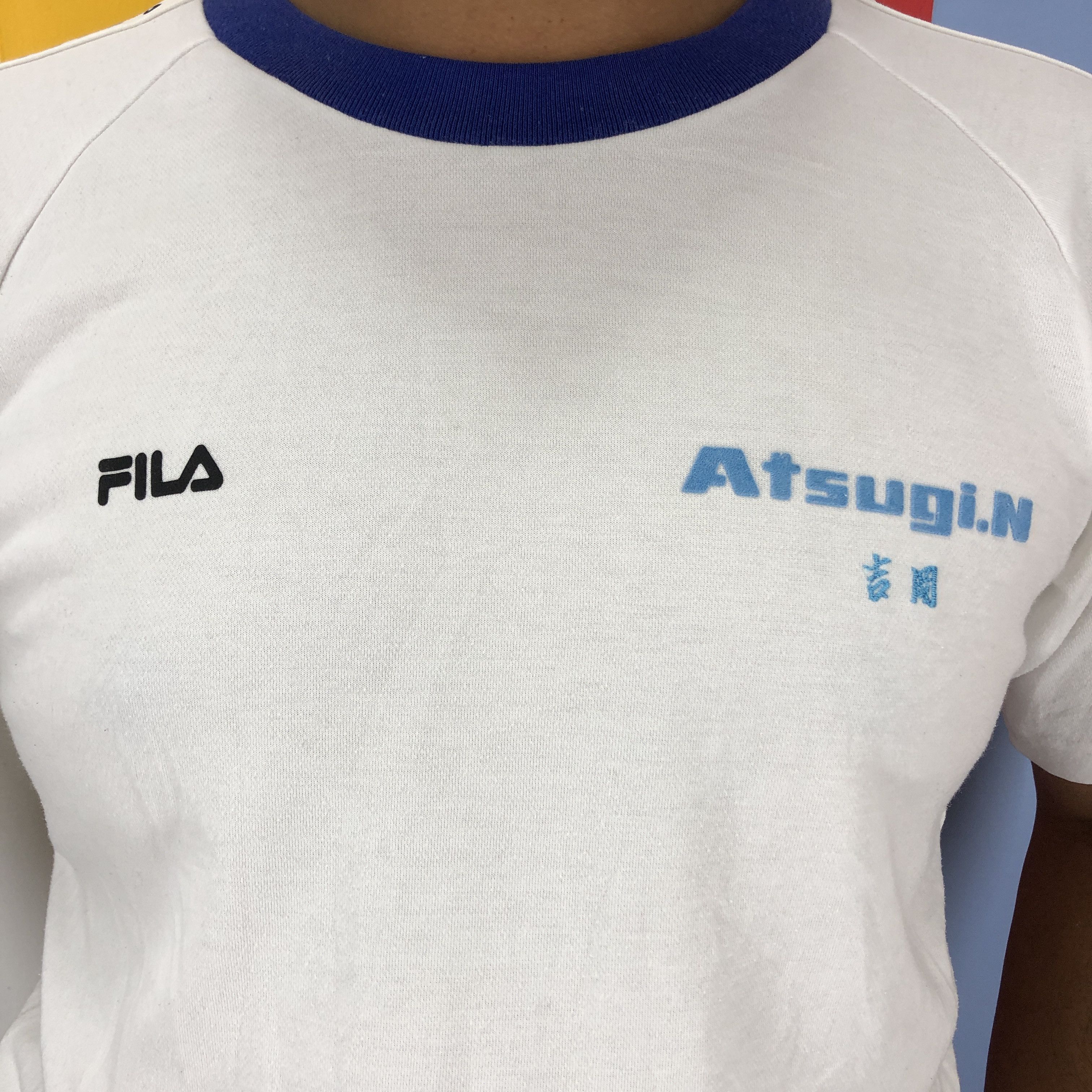 Fila FILA Atsugi.N Side Tape T Shirt #0967/AI Size US M / EU 48-50 / 2 - 2 Thumbnail