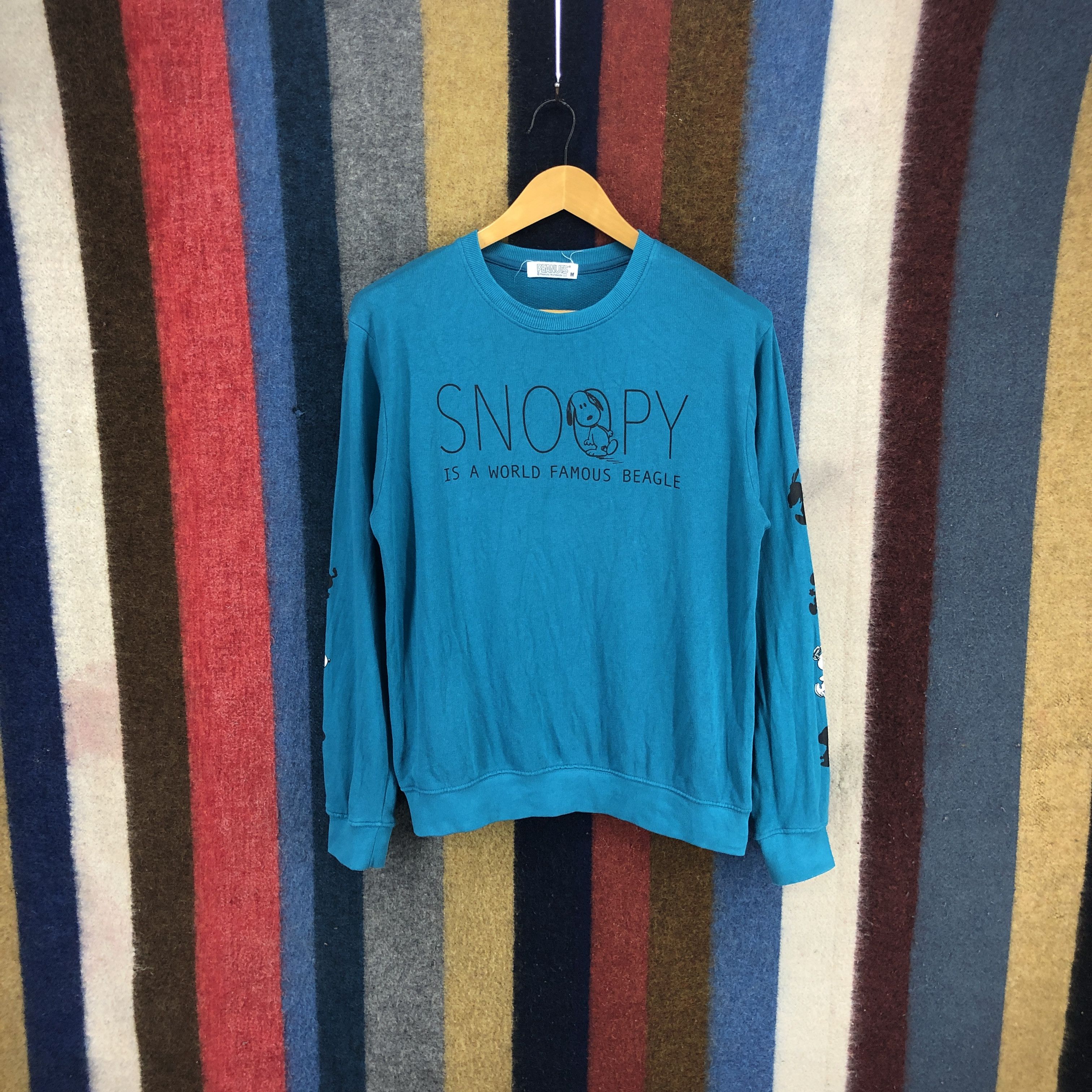 Peanuts SNOOPY by PEANUTS Crew Neck Sweatshirt #0314/M Size US S / EU 44-46 / 1 - 1 Thumbnail