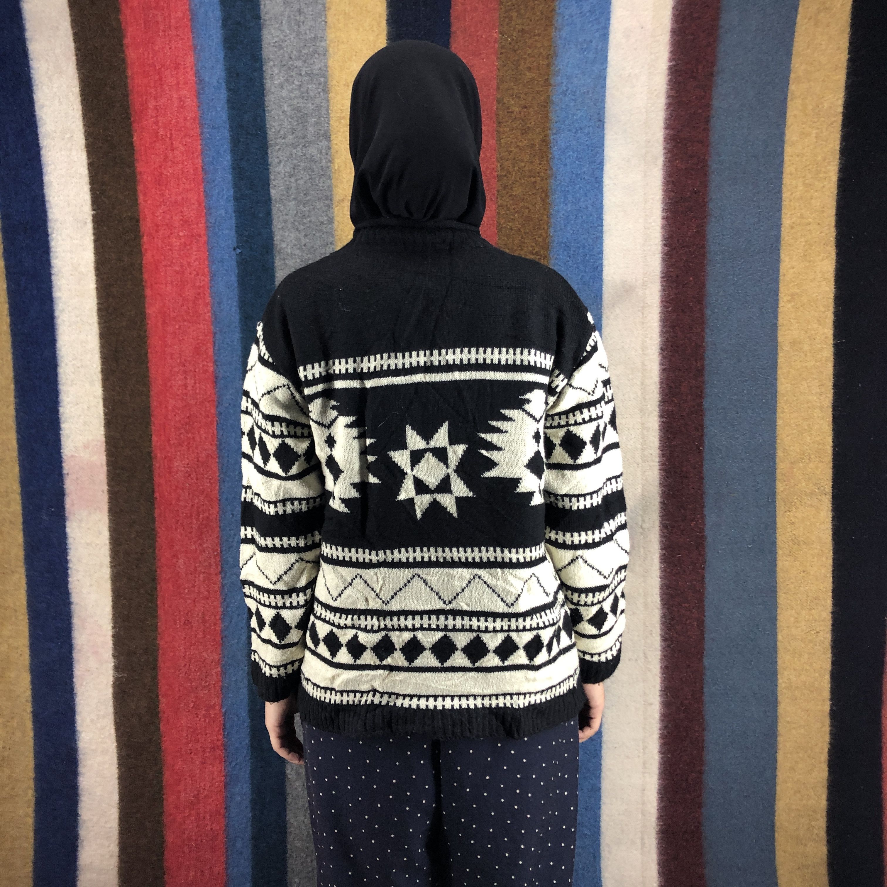 Japanese Brand DETAIL Women Knitwear Geometry Art Design #0461/S Size S / US 4 / IT 40 - 8 Thumbnail