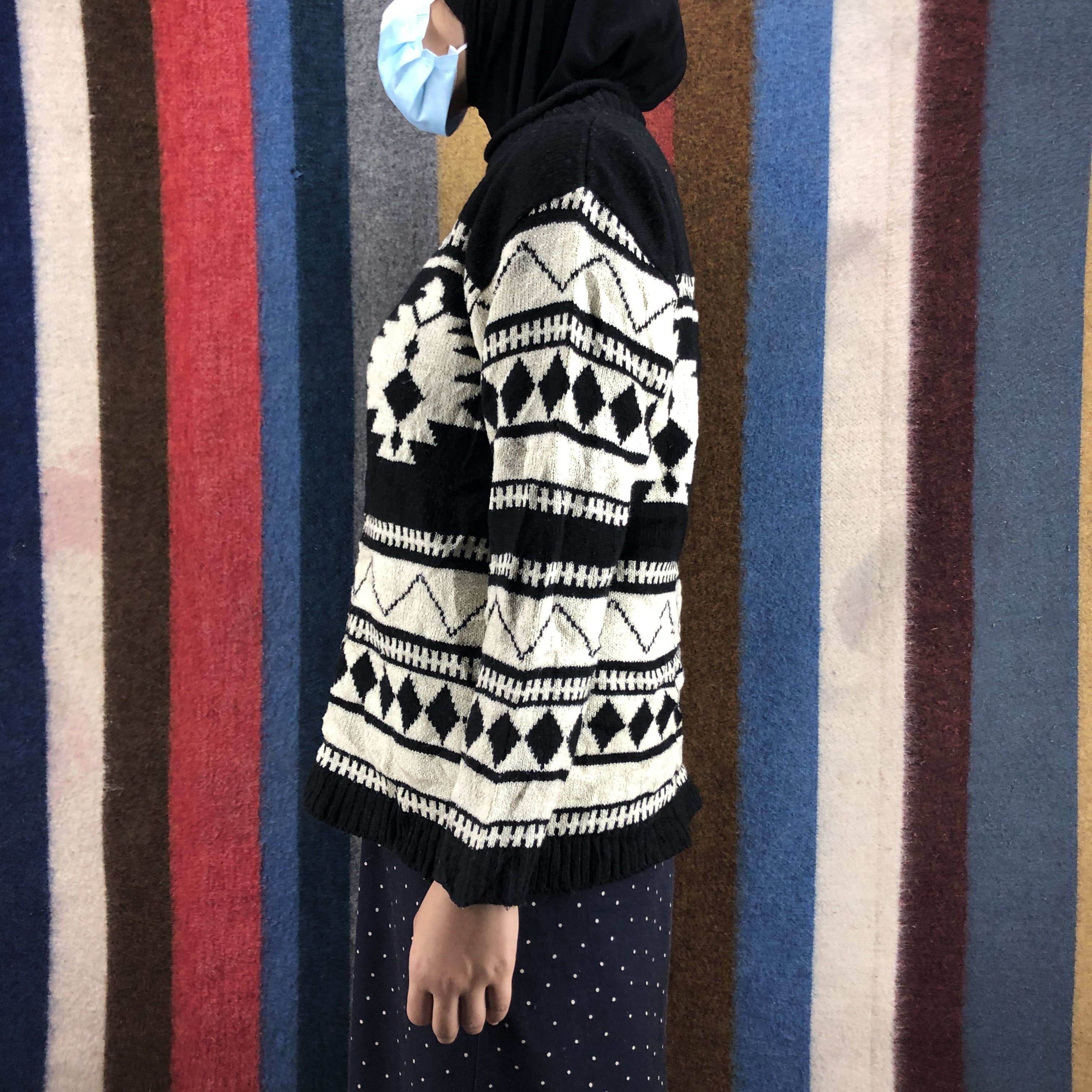Japanese Brand DETAIL Women Knitwear Geometry Art Design #0461/S Size S / US 4 / IT 40 - 4 Thumbnail