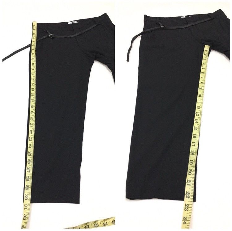 Helmut Lang Belted Cropped Pant Size 30" / US 8 / IT 44 - 7 Thumbnail