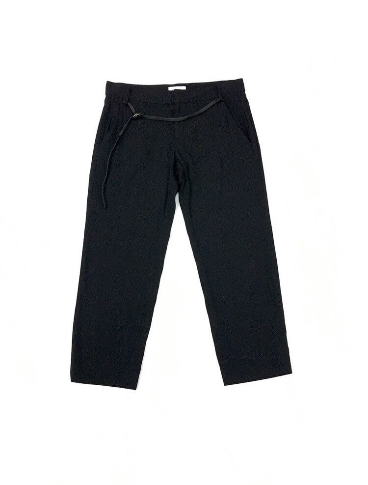 Helmut Lang Belted Cropped Pant Size 30" / US 8 / IT 44 - 1 Thumbnail