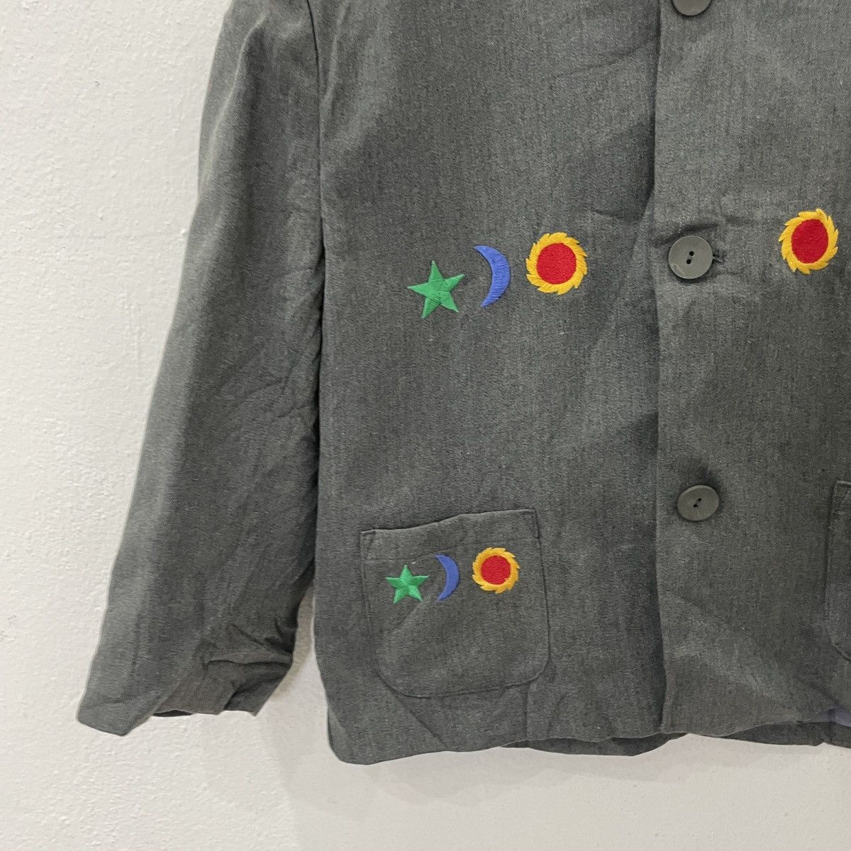 Japanese Brand Vintage Unbranded Tweed Jacket Size M / US 6-8 / IT 42-44 - 3 Thumbnail