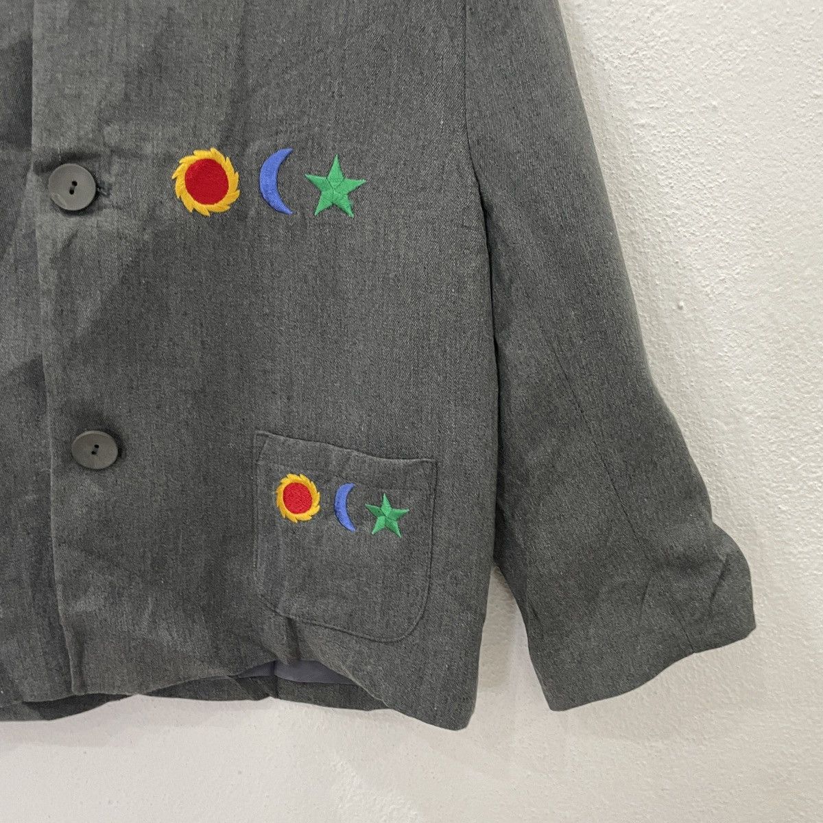 Japanese Brand Vintage Unbranded Tweed Jacket Size M / US 6-8 / IT 42-44 - 2 Thumbnail