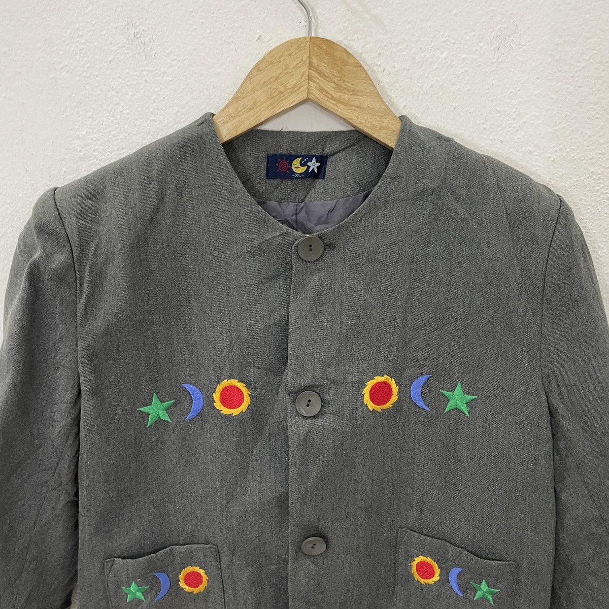 Japanese Brand Vintage Unbranded Tweed Jacket Size M / US 6-8 / IT 42-44 - 4 Thumbnail