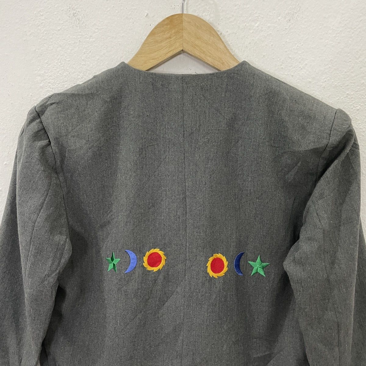 Japanese Brand Vintage Unbranded Tweed Jacket Size M / US 6-8 / IT 42-44 - 10 Thumbnail