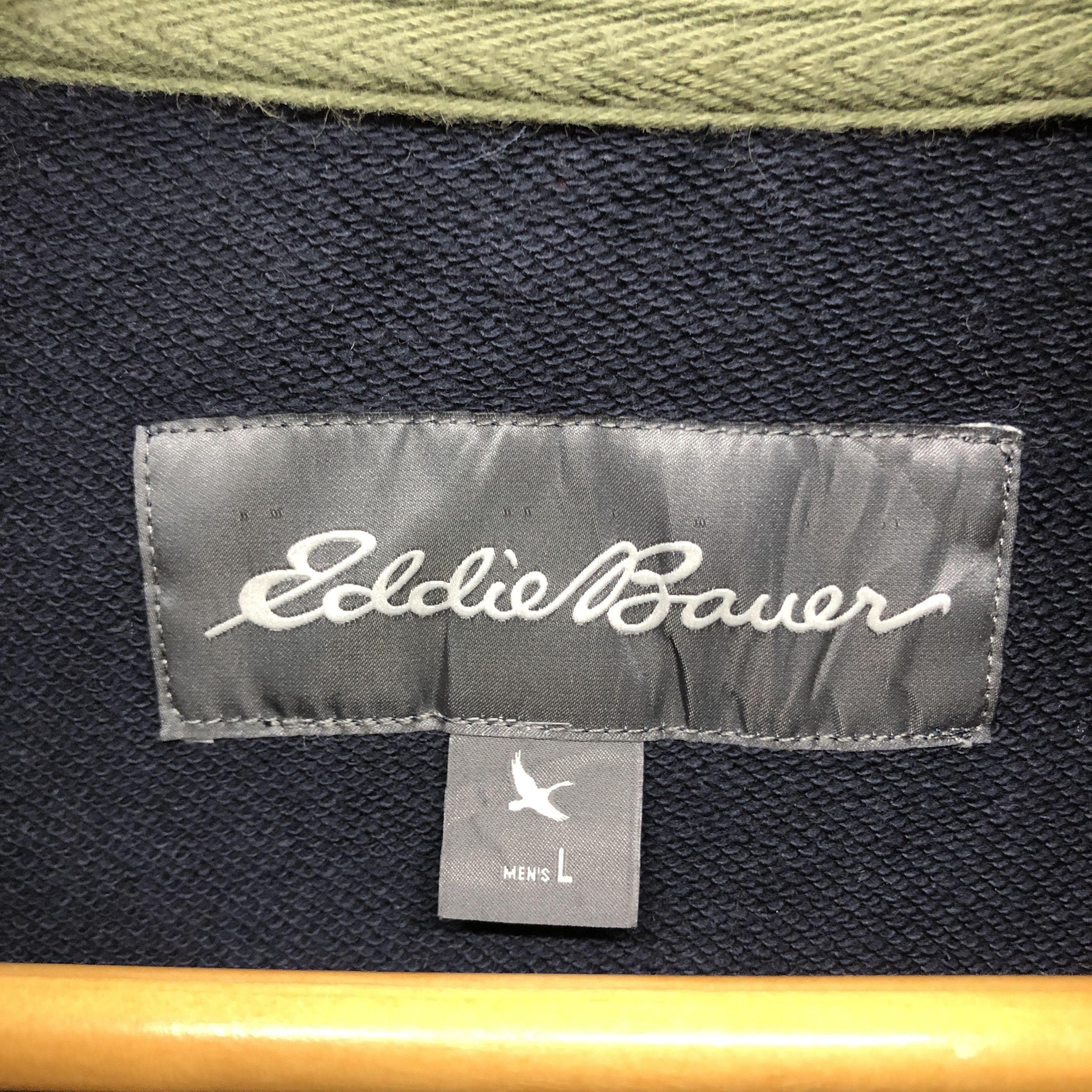Eddie Bauer EDDIE BAUER Zip Ups Sweatshirt #0052-01 Size US L / EU 52-54 / 3 - 4 Thumbnail