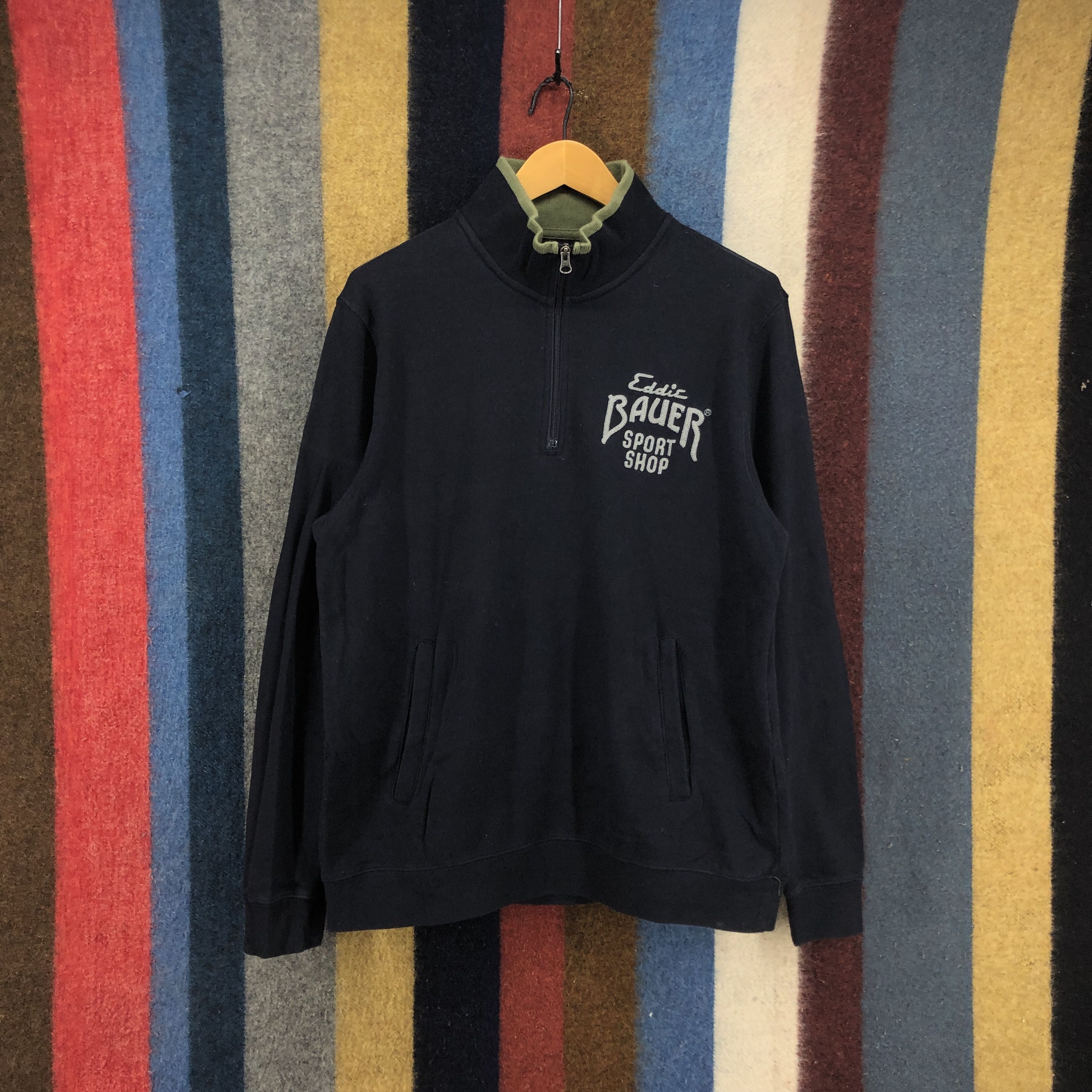 Eddie Bauer EDDIE BAUER Zip Ups Sweatshirt #0052-01 Size US L / EU 52-54 / 3 - 1 Thumbnail