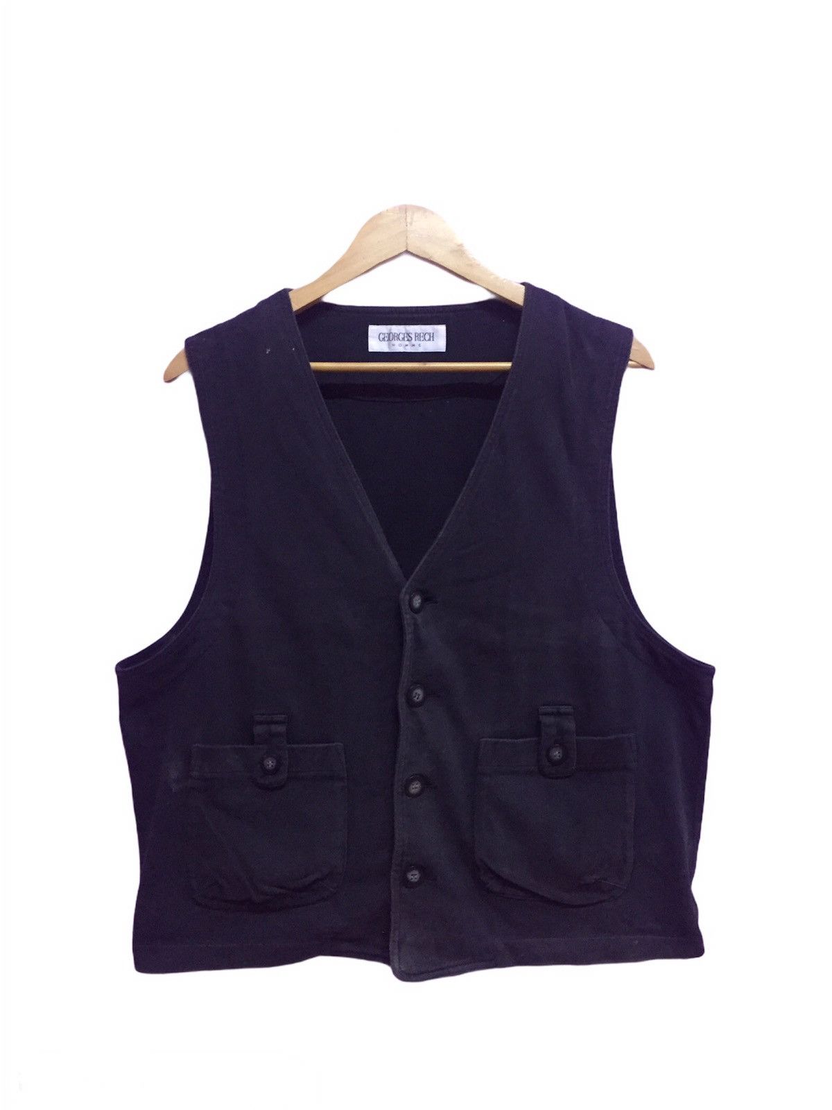 Designer Last Drop Vintage 90s Georges Rech Homme Designer Vests Size US M / EU 48-50 / 2 - 1 Thumbnail