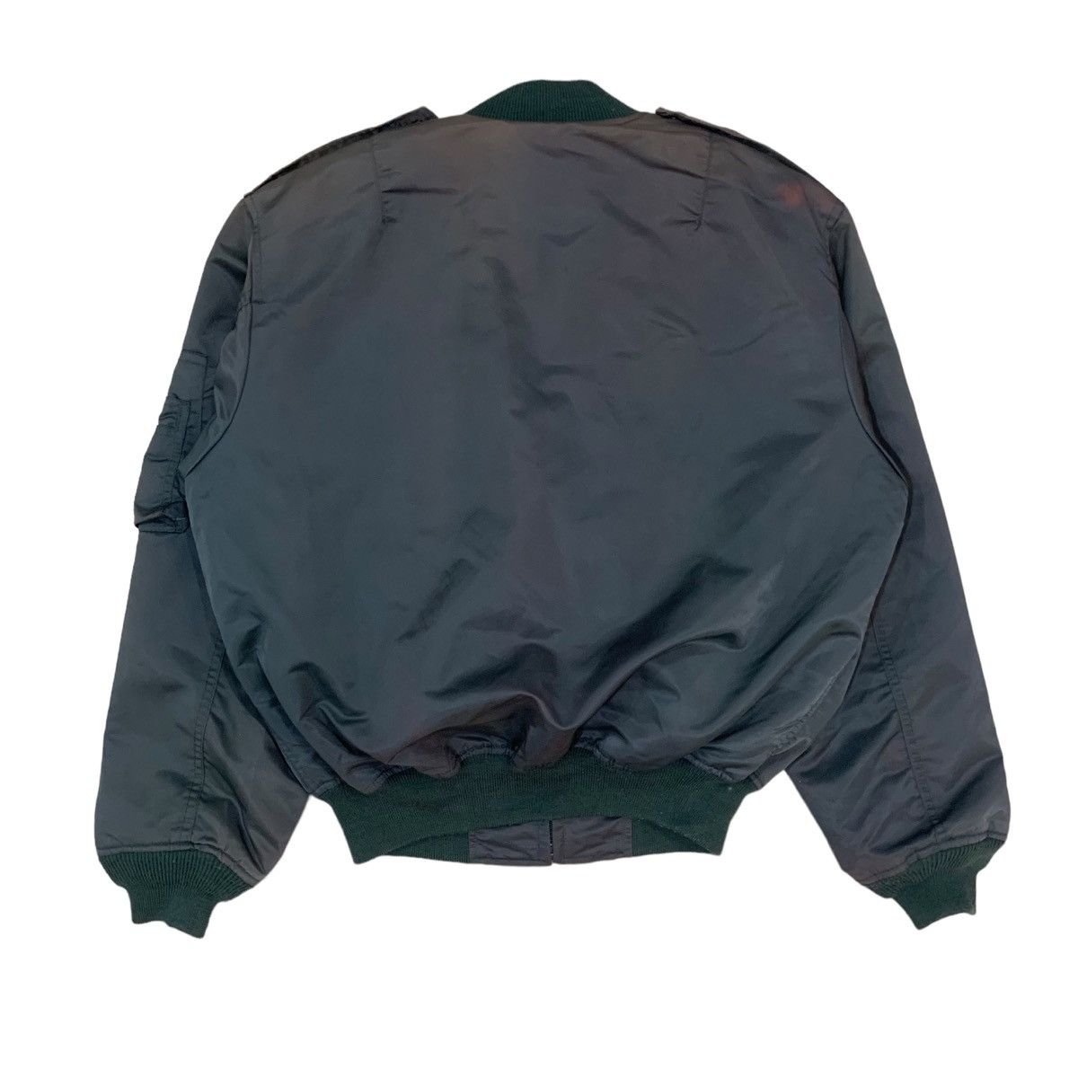 Japanese Brand Vintage Sunfaded Flight Bomber Jacket Size US M / EU 48-50 / 2 - 2 Thumbnail