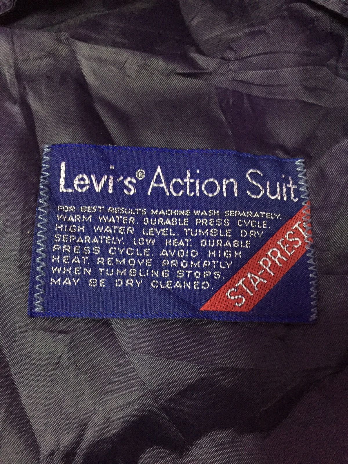 Levi's Vintage 90s Levis Menswear Vests Size US S / EU 44-46 / 1 - 3 Thumbnail