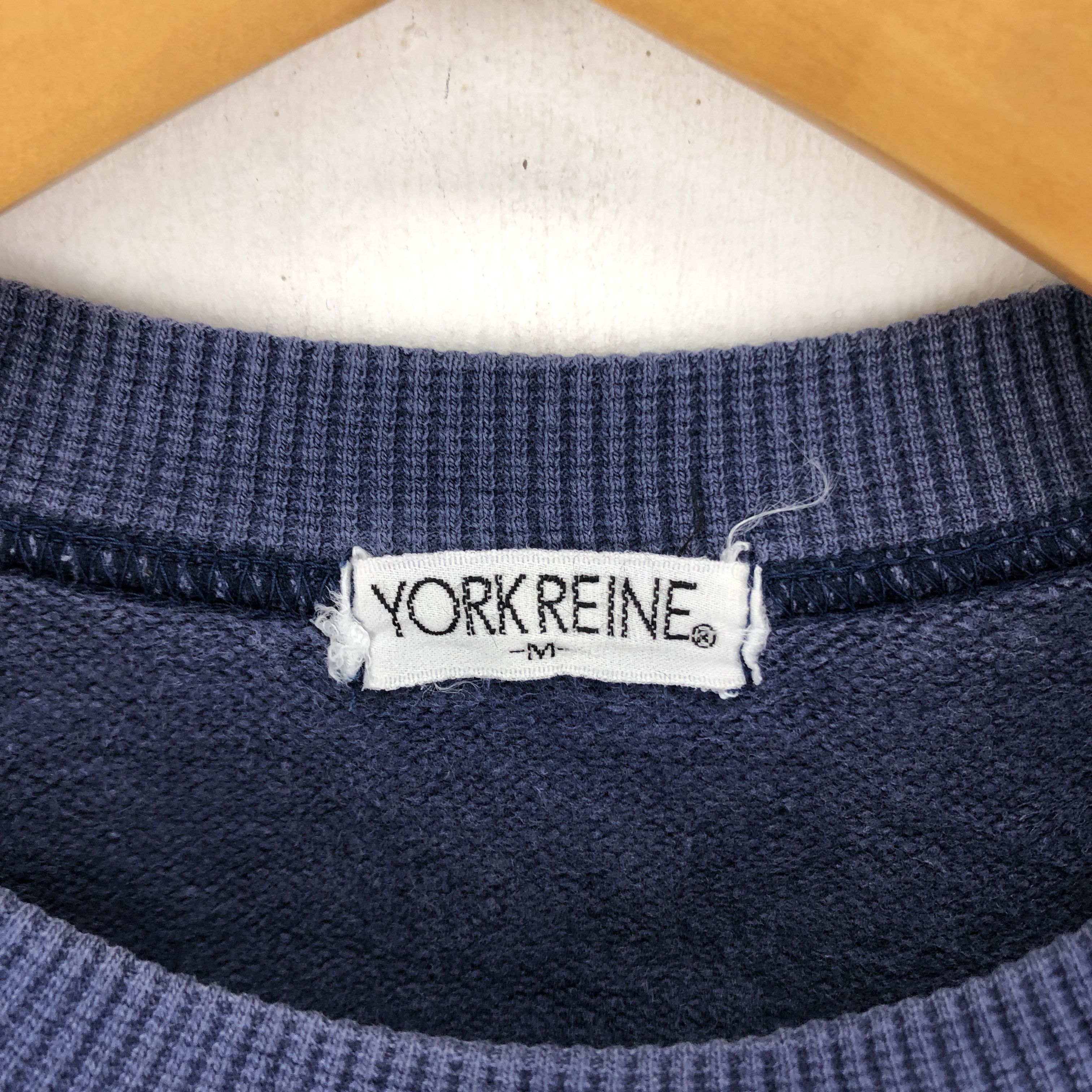Japanese Brand Vintage YORK REINE Crew Neck Sweatshirt #1938-62 Size S / US 4 / IT 40 - 5 Thumbnail