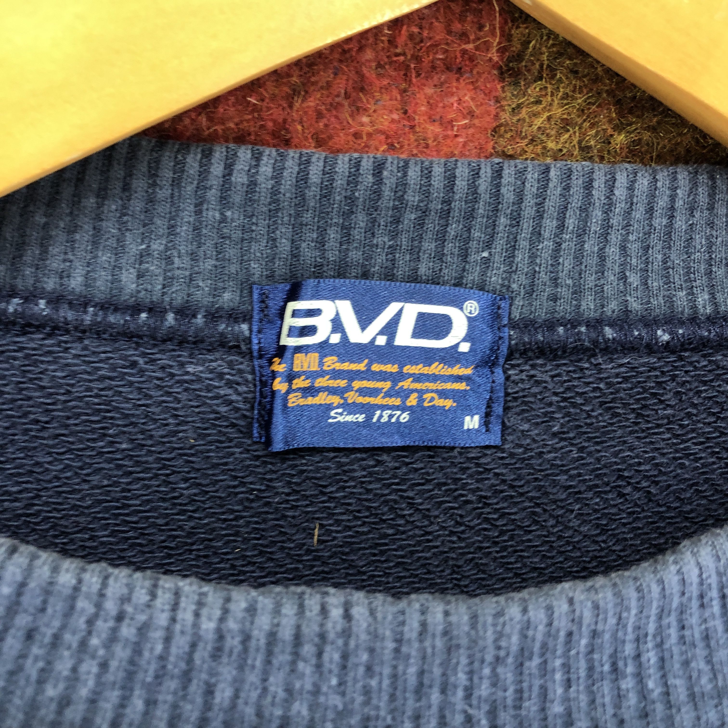 Japanese Brand B.V.D. Crew Neck Sweatshirt #0675/AC Size US M / EU 48-50 / 2 - 4 Thumbnail
