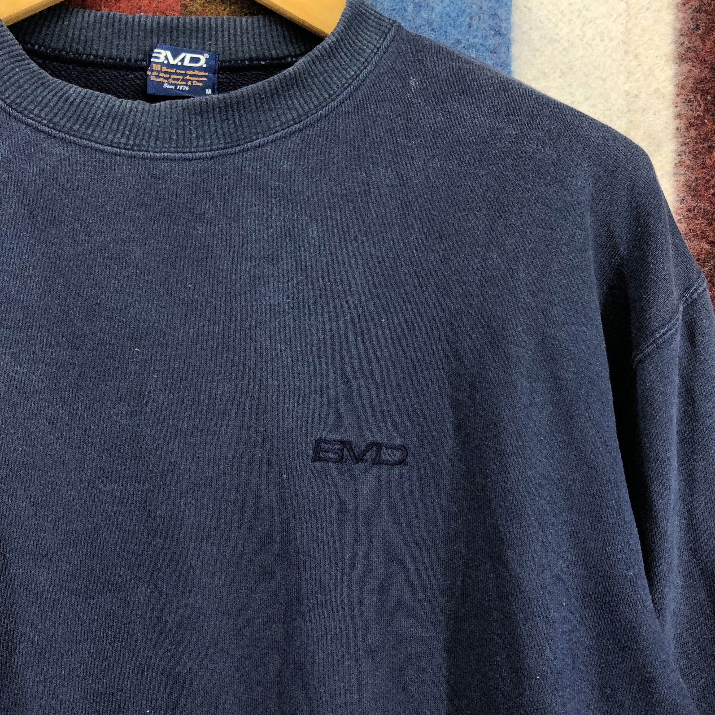 Japanese Brand B.V.D. Crew Neck Sweatshirt #0675/AC Size US M / EU 48-50 / 2 - 2 Thumbnail