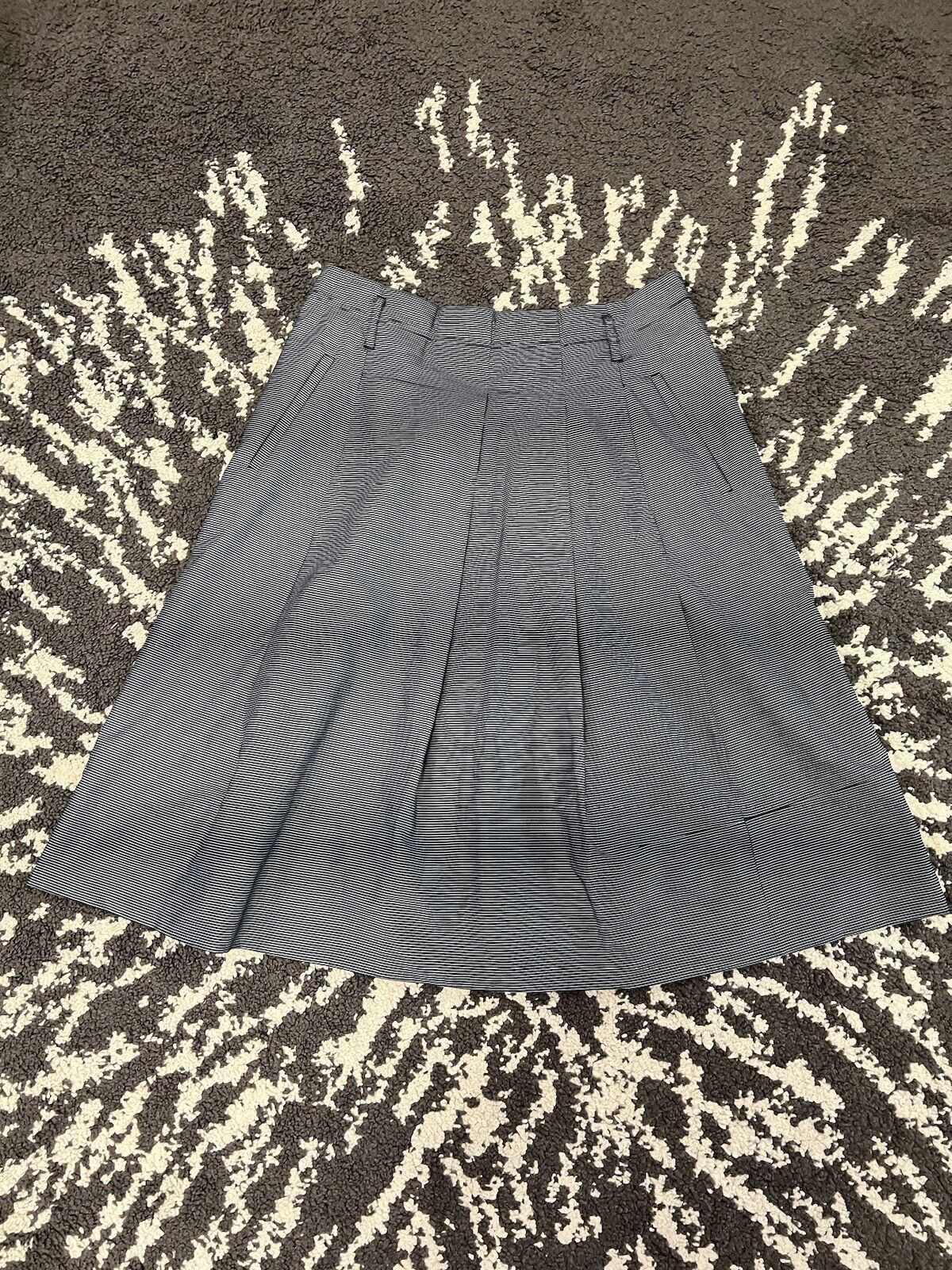 Brunello Cucinelli Gunex By Brunello Cucinelli Skirt Striped Blue Size S Size 28" / US 6 / IT 42 - 10 Thumbnail