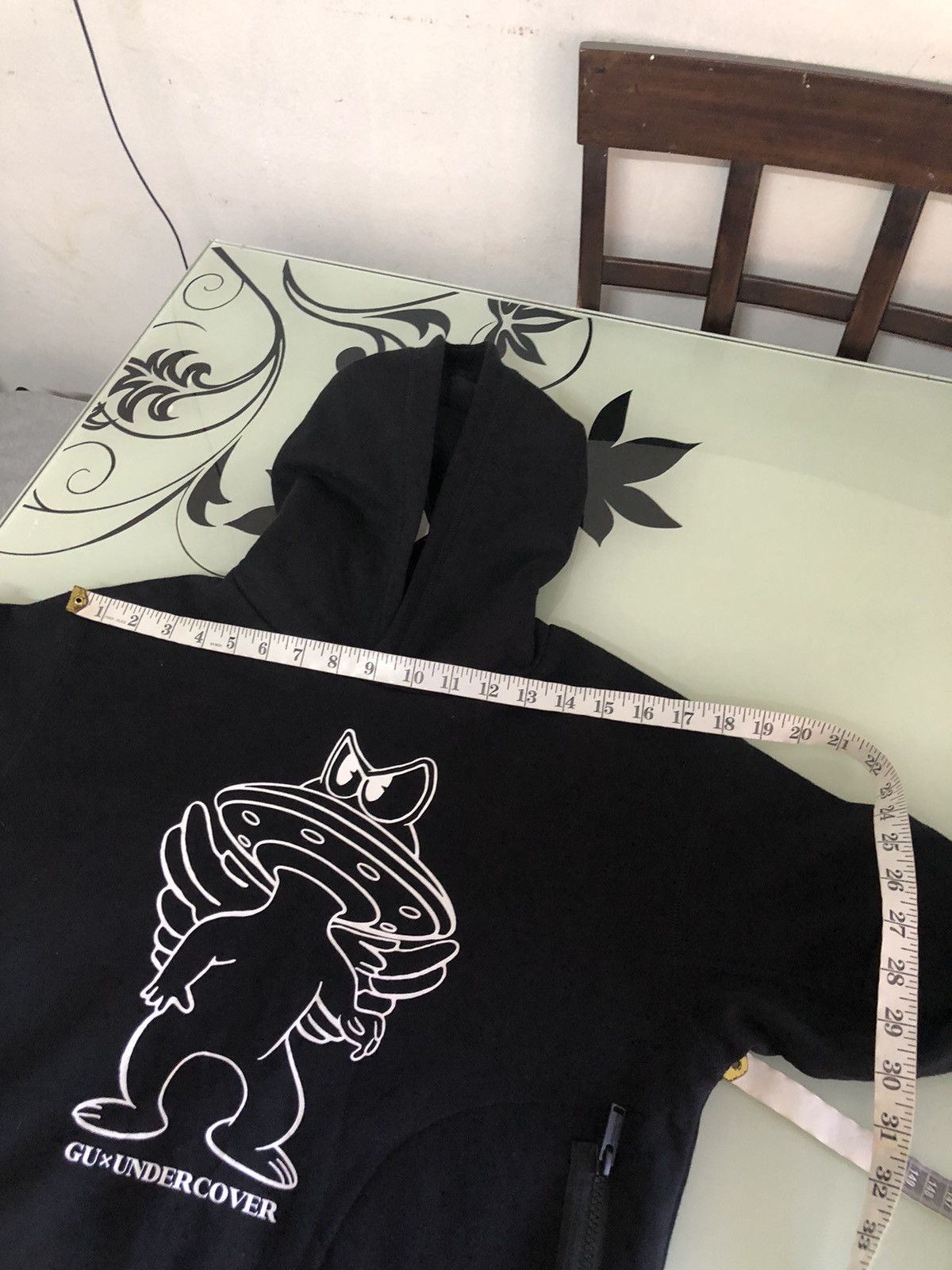 Japanese Brand Undercover x Gu Big Logo Sweater Hoodie Size S / US 4 / IT 40 - 20 Thumbnail