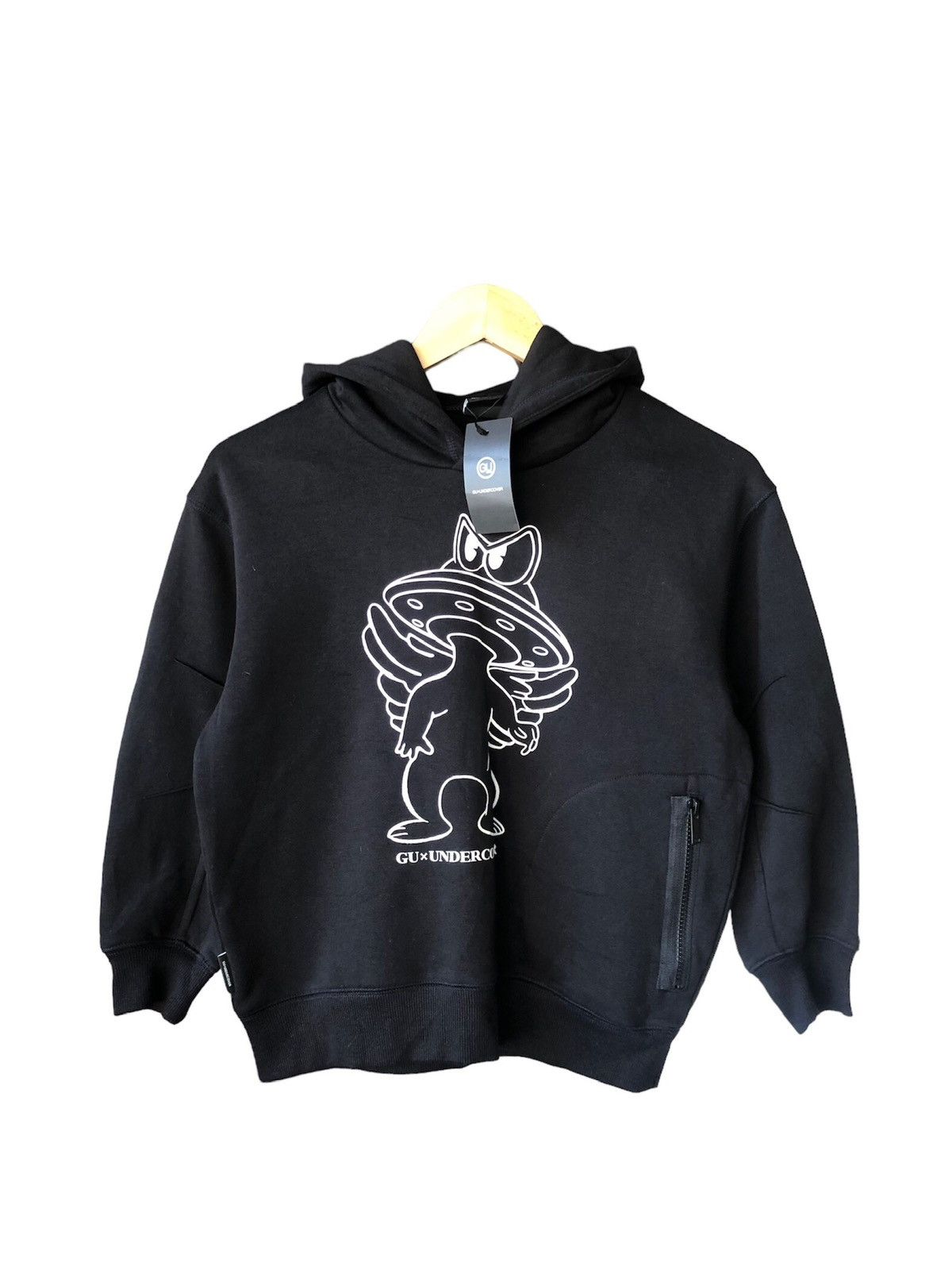 Japanese Brand Undercover x Gu Big Logo Sweater Hoodie Size S / US 4 / IT 40 - 1 Thumbnail