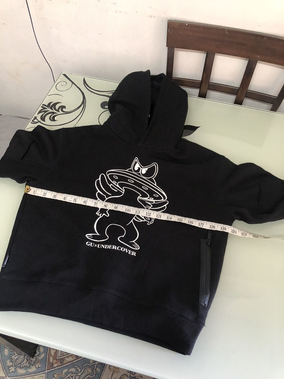 Japanese Brand Undercover x Gu Big Logo Sweater Hoodie Size S / US 4 / IT 40 - 18 Thumbnail