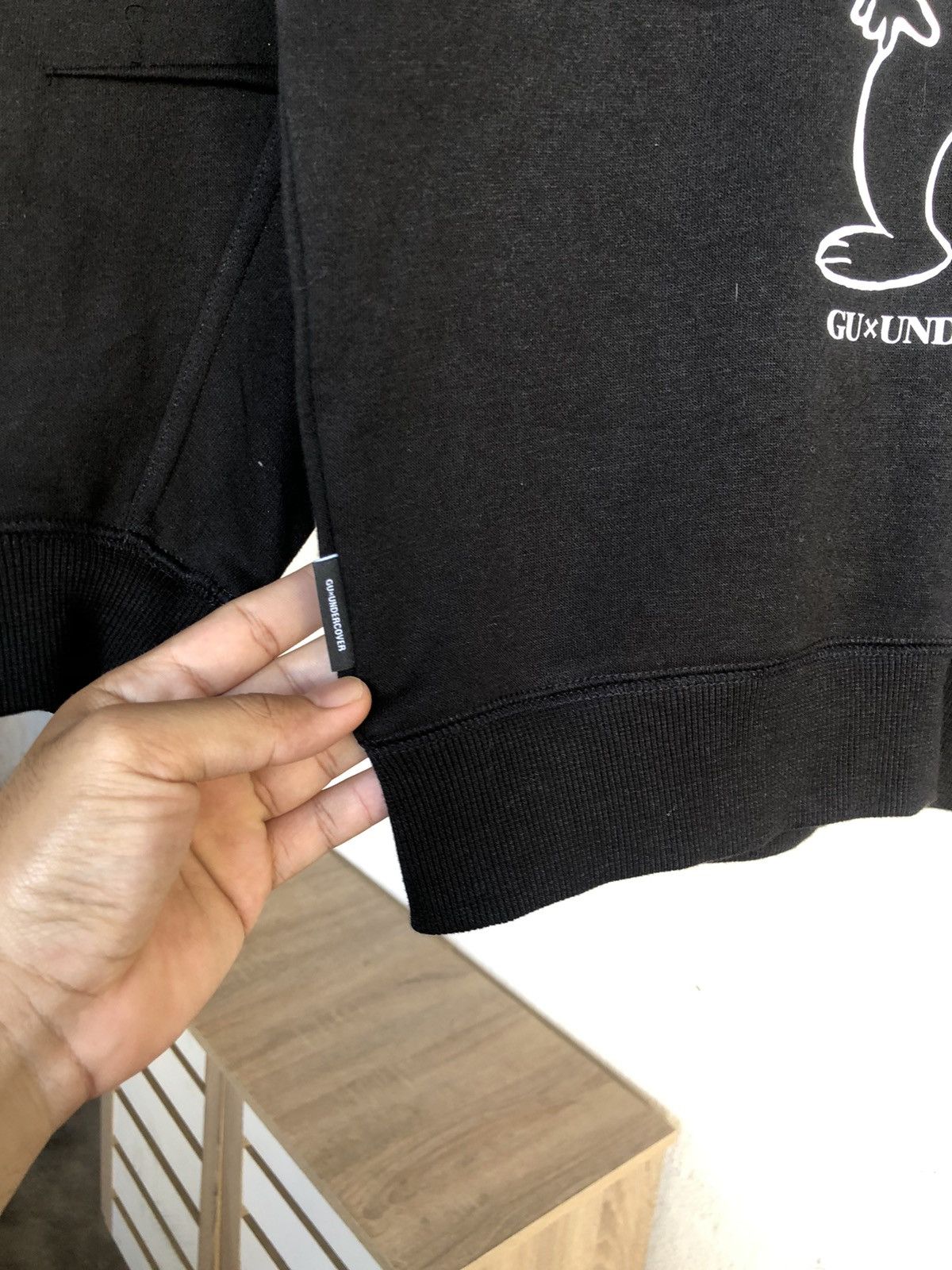 Japanese Brand Undercover x Gu Big Logo Sweater Hoodie Size S / US 4 / IT 40 - 8 Thumbnail