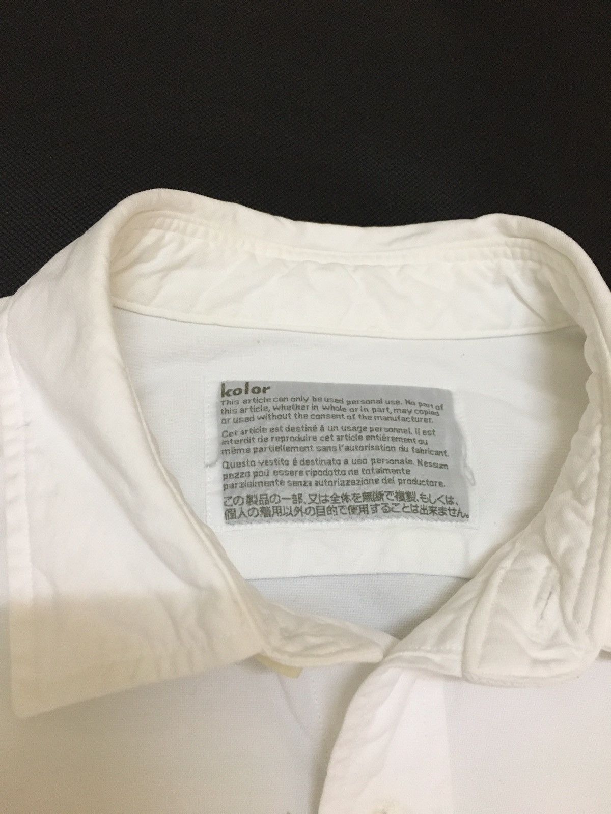 Kolor × Sacai Kolor White Shirt Size US M / EU 48-50 / 2 - 3 Thumbnail