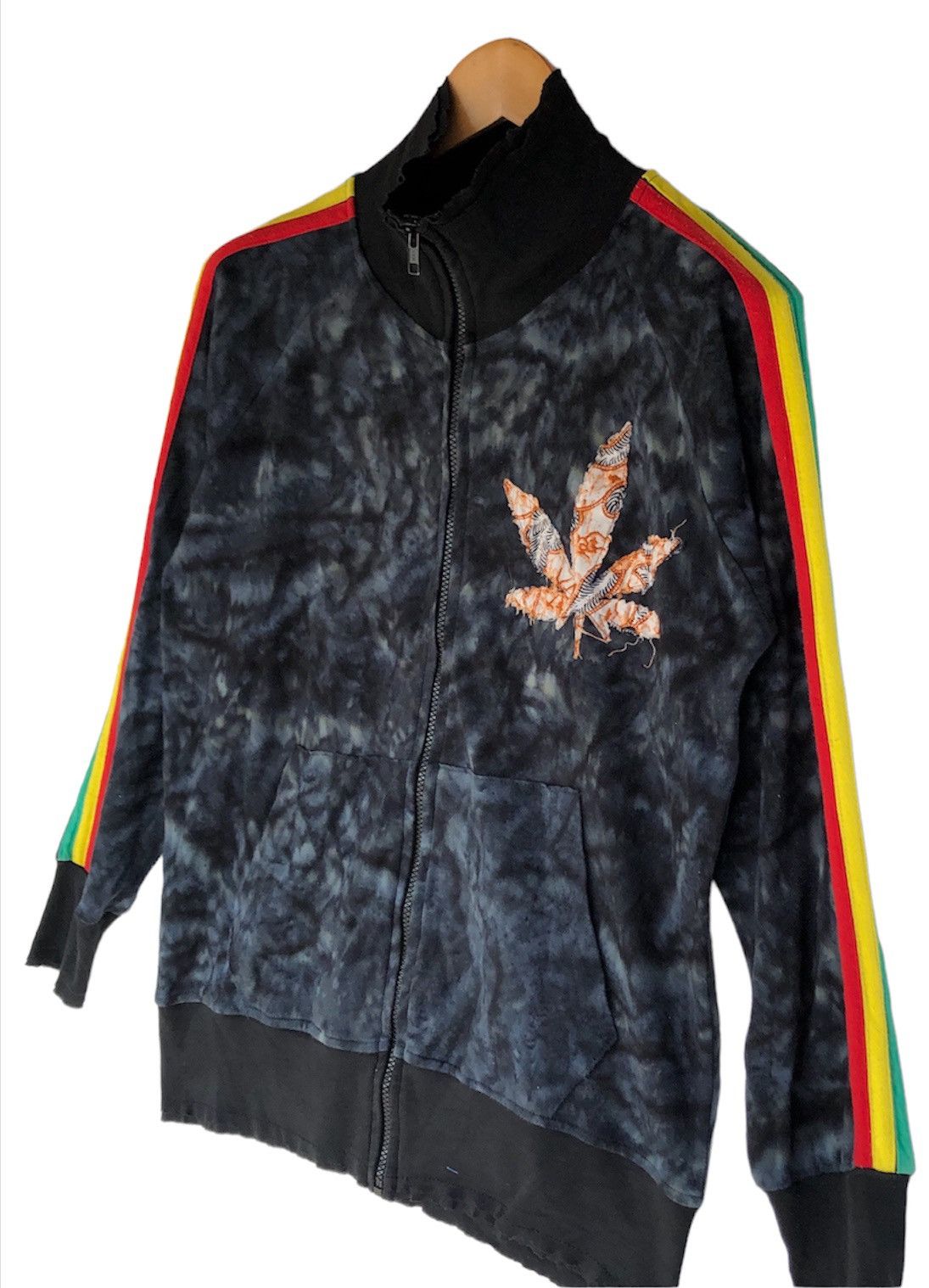 Other RASTA ITAL FOODS Reggae Zipper Sweatshirt #0708-21 Size US S / EU 44-46 / 1 - 2 Thumbnail