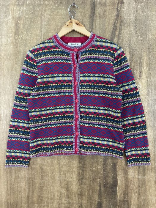 Cardigan Saint Joie Multicolor Knit Cardigan Sweaters #1355 | Grailed