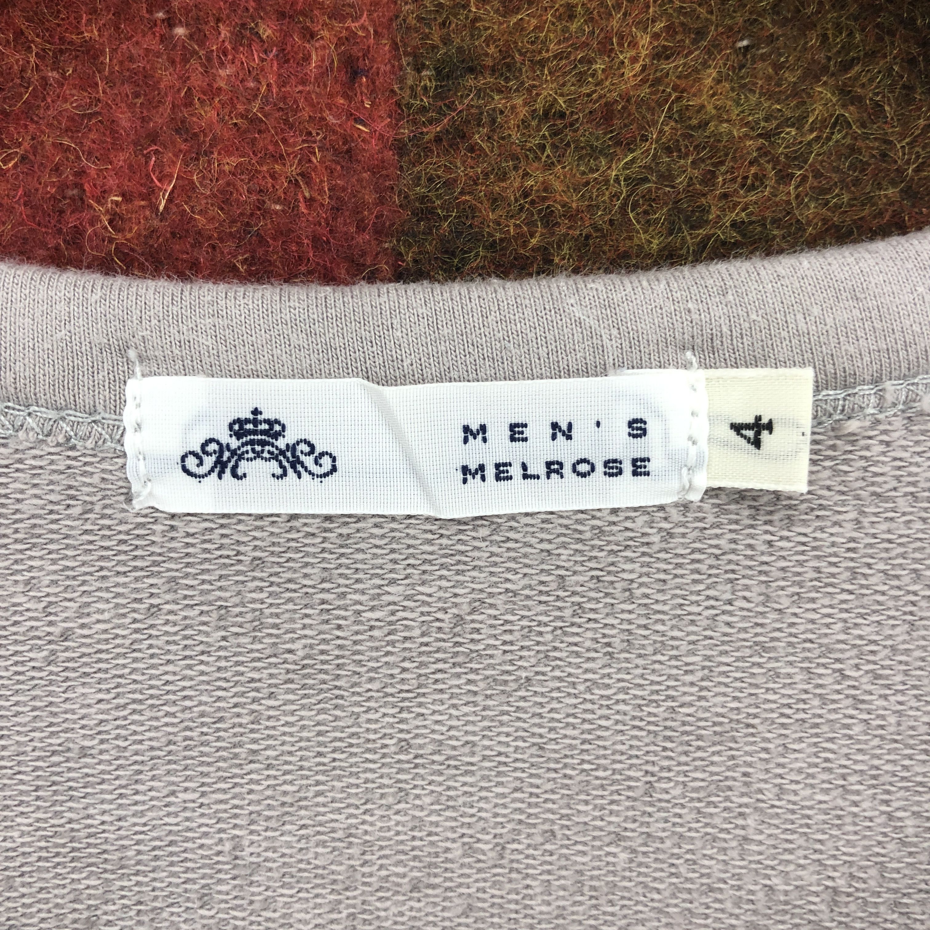 Melrose MENS MELROSE Crew Neck Sweatshirt #0552/X Size US S / EU 44-46 / 1 - 5 Thumbnail