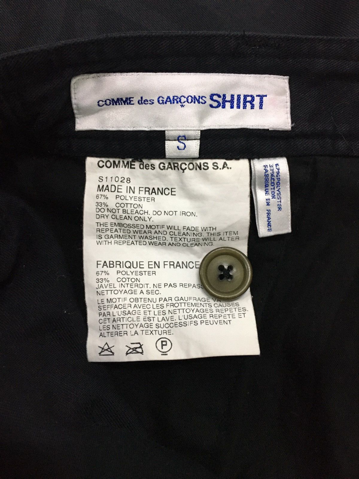 Comme des Garcons Comme des Garcons Shirt Patterned Wide Pants Size US 30 / EU 46 - 6 Thumbnail
