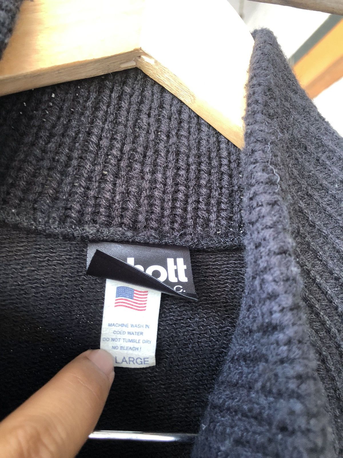 Schott Vintage Schott N.Y.C Sport Wear Knit Zip Up Sweater Size US XL / EU 56 / 4 - 14 Thumbnail