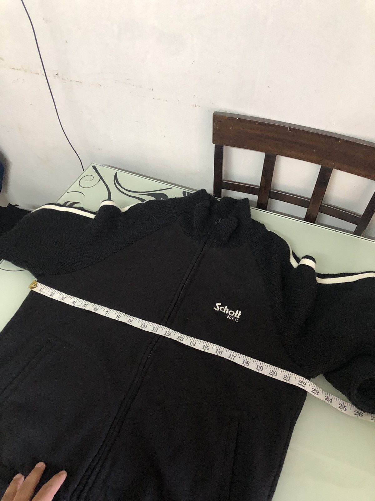 Schott Vintage Schott N.Y.C Sport Wear Knit Zip Up Sweater Size US XL / EU 56 / 4 - 20 Thumbnail
