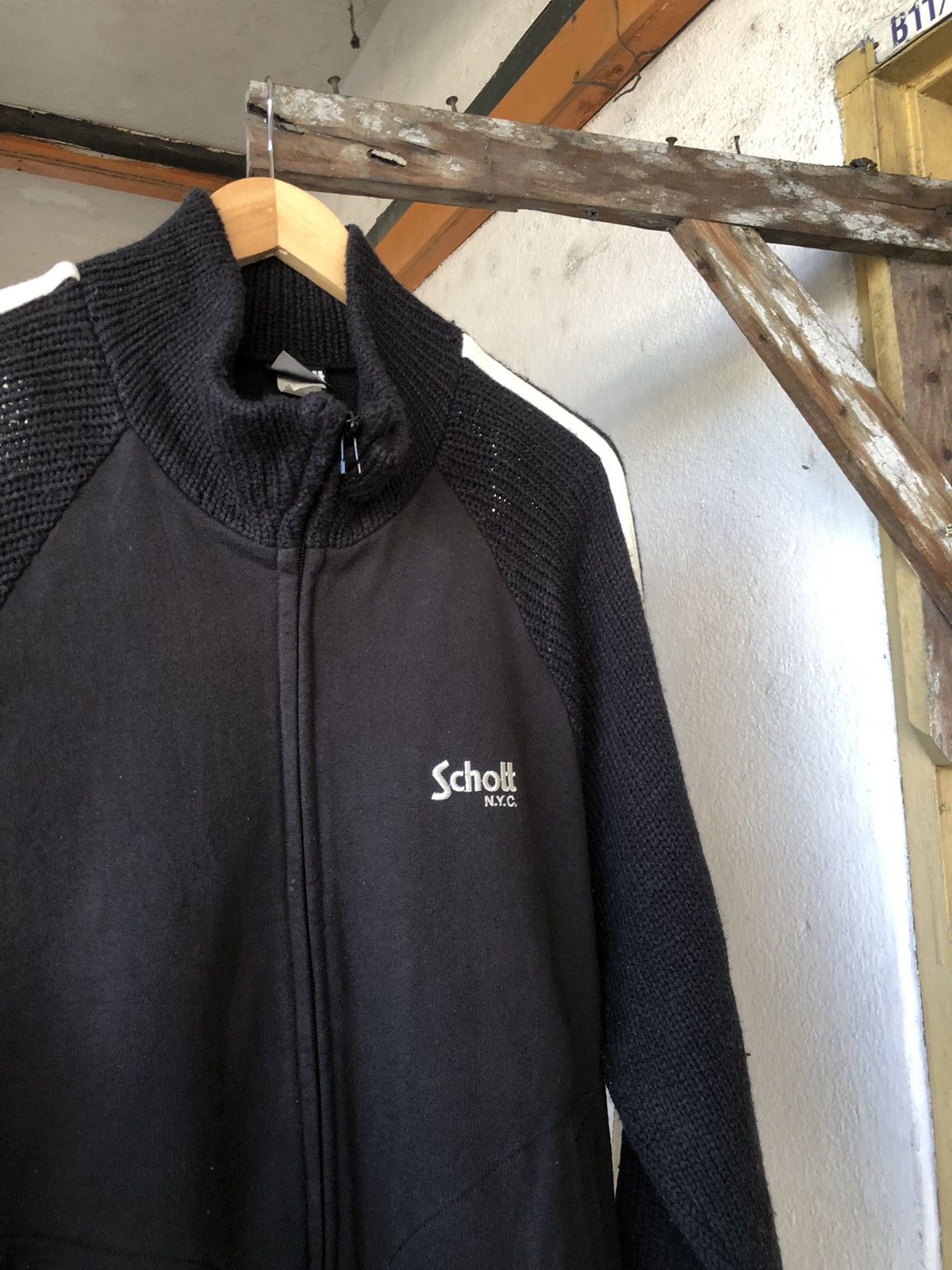 Schott Vintage Schott N.Y.C Sport Wear Knit Zip Up Sweater Size US XL / EU 56 / 4 - 9 Thumbnail