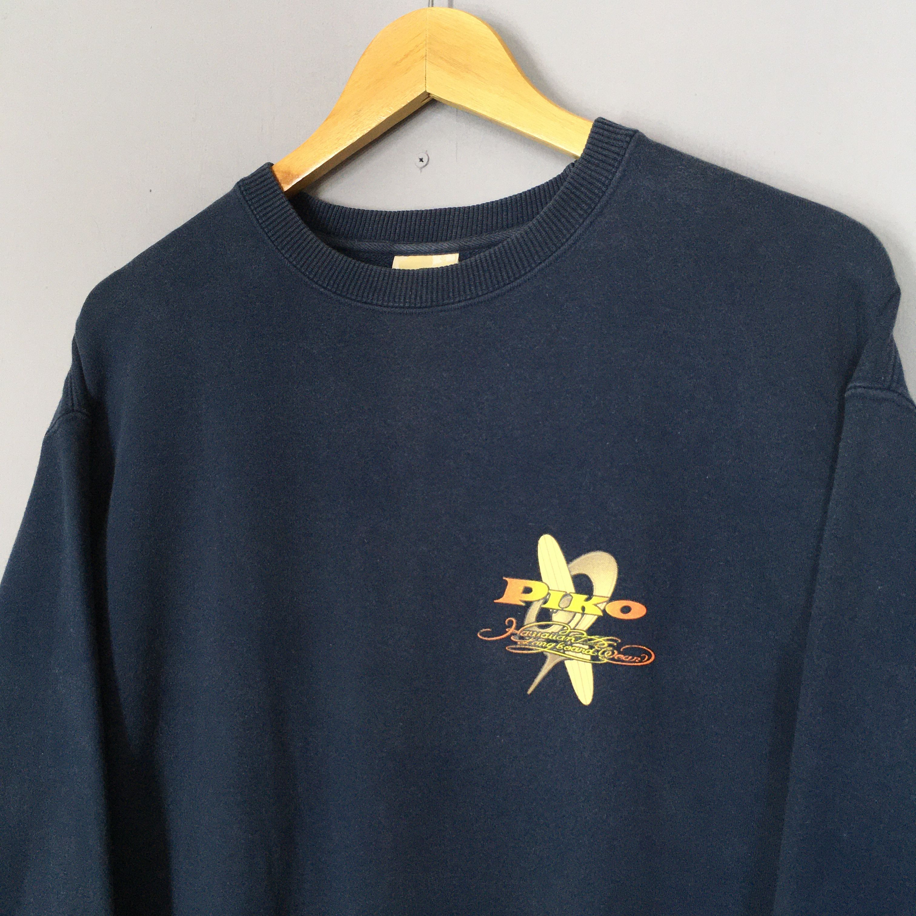 Vintage Vintage Piko Hawaiian Longboard Sweatshirt Size L Size US L / EU 52-54 / 3 - 5 Thumbnail