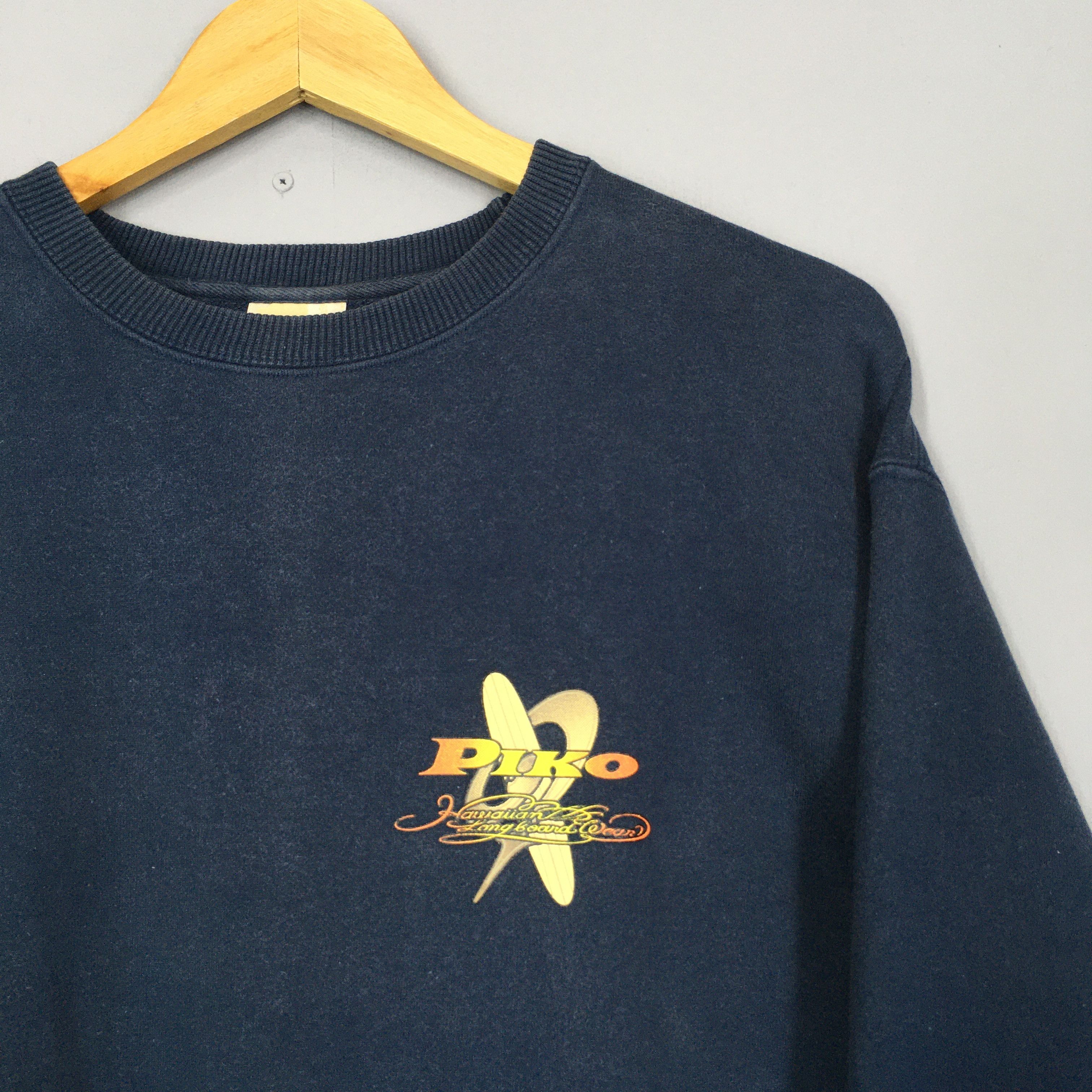 Vintage Vintage Piko Hawaiian Longboard Sweatshirt Size L Size US L / EU 52-54 / 3 - 4 Thumbnail