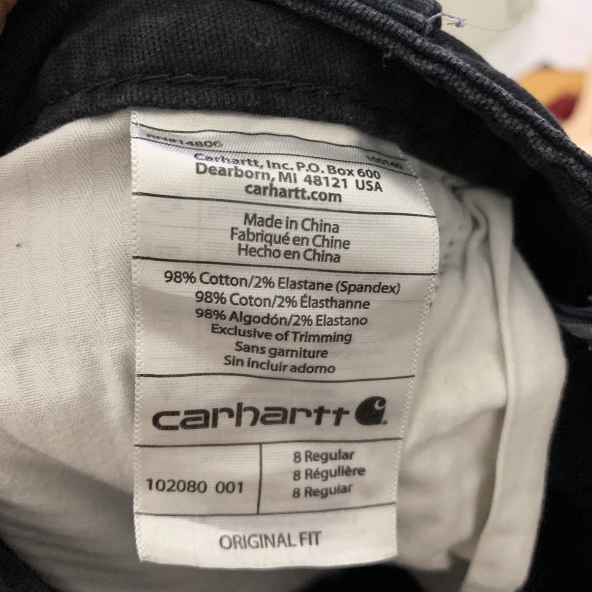 Carhartt CARHAT CARPENTER ORIGINAL FIT Size US 32 / EU 48 - 10 Thumbnail