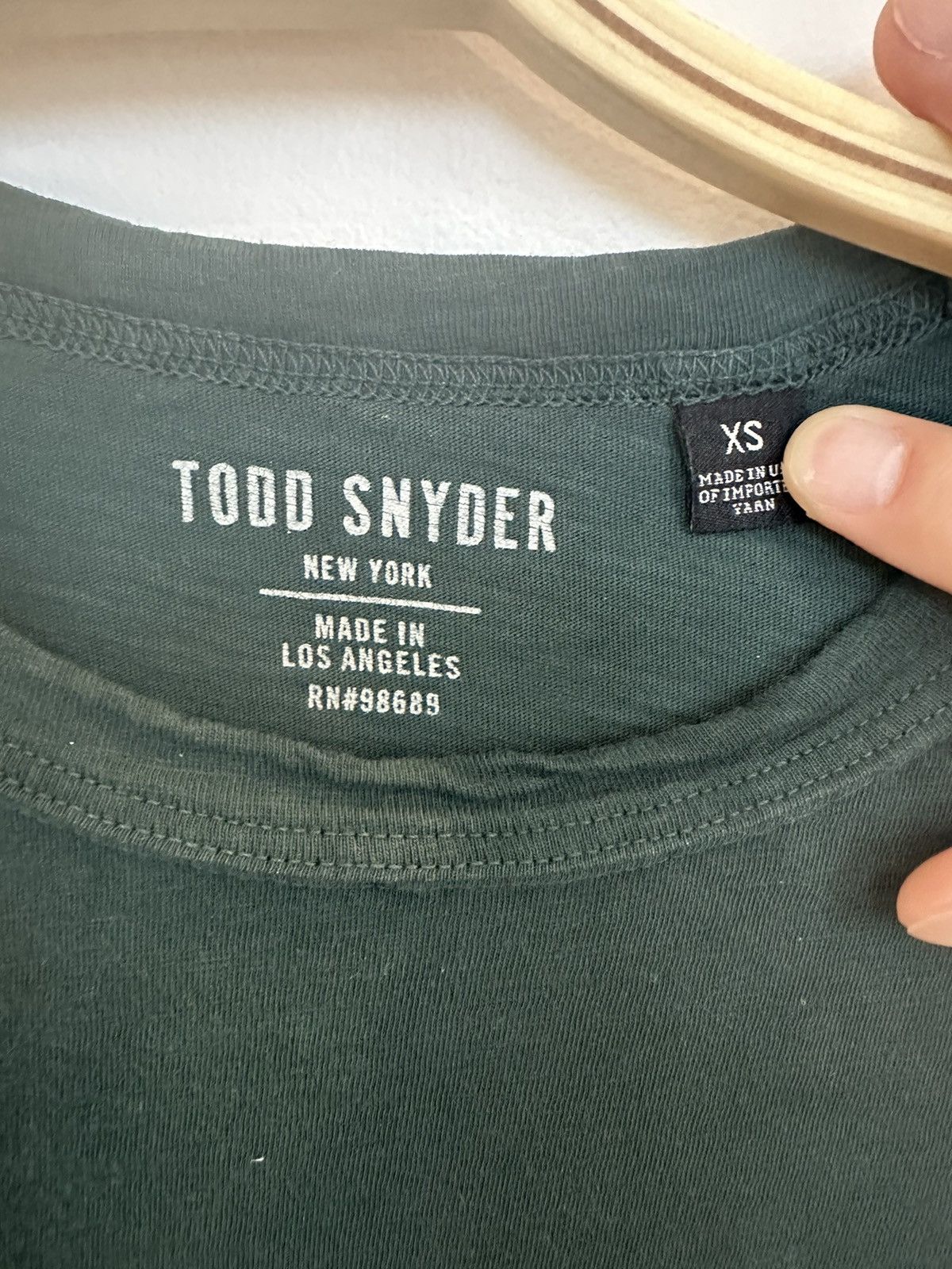 Todd Snyder Made In LA Long-Sleeve Tee Size US XS / EU 42 / 0 - 3 Thumbnail